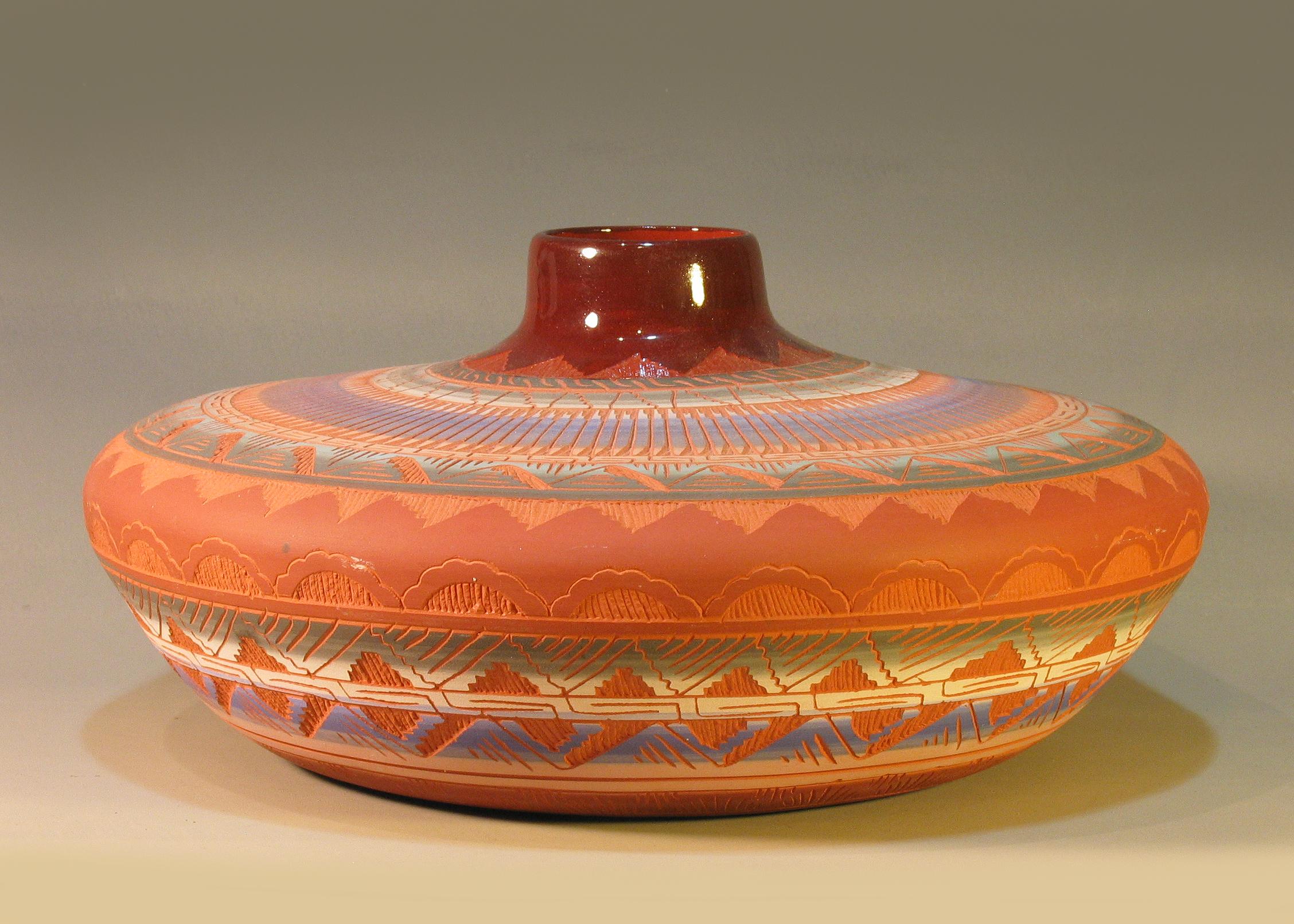 Large Navaho Pottery Jar, 20th Century 1