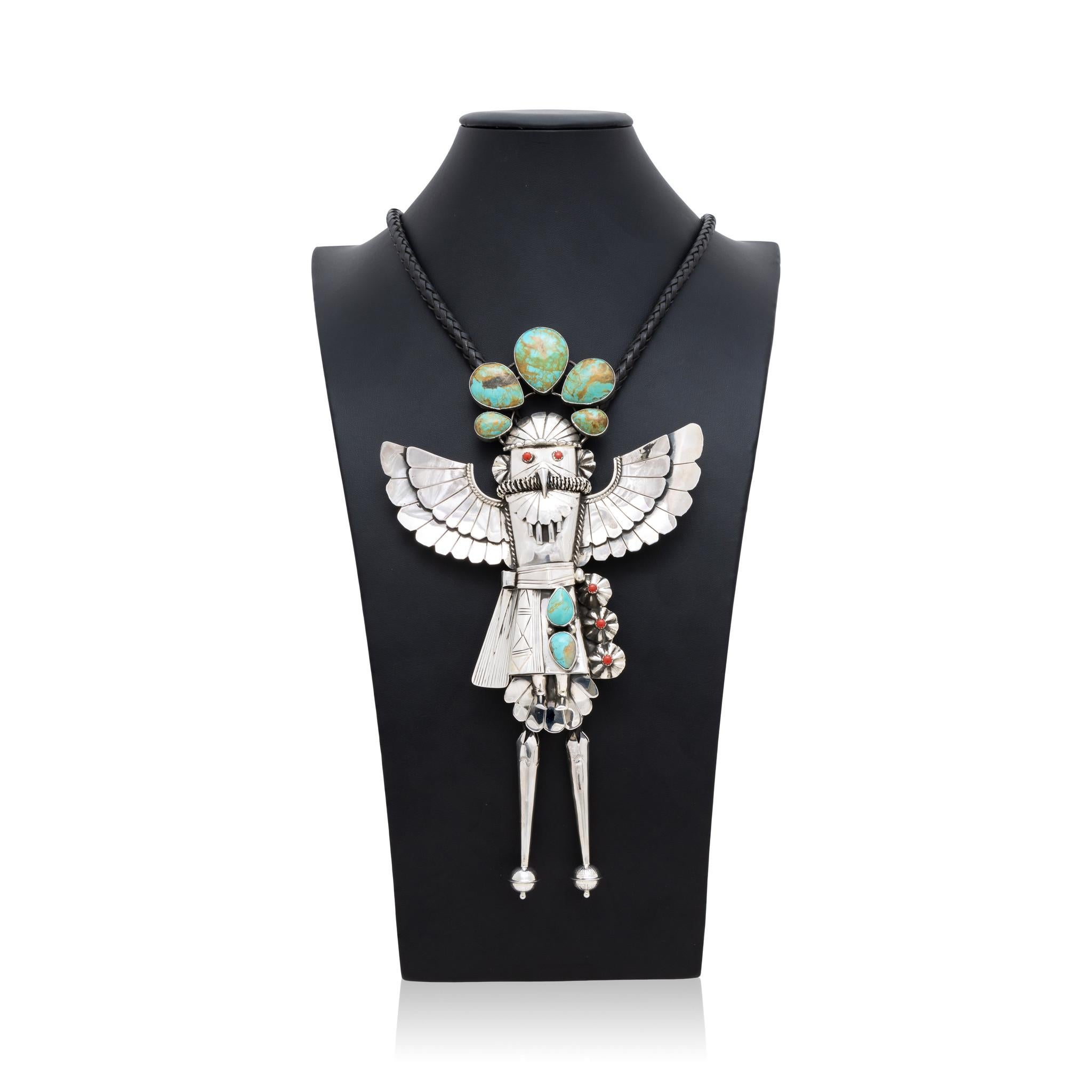 Bolo Kachina Navajo di grandi dimensioni in vendita 1