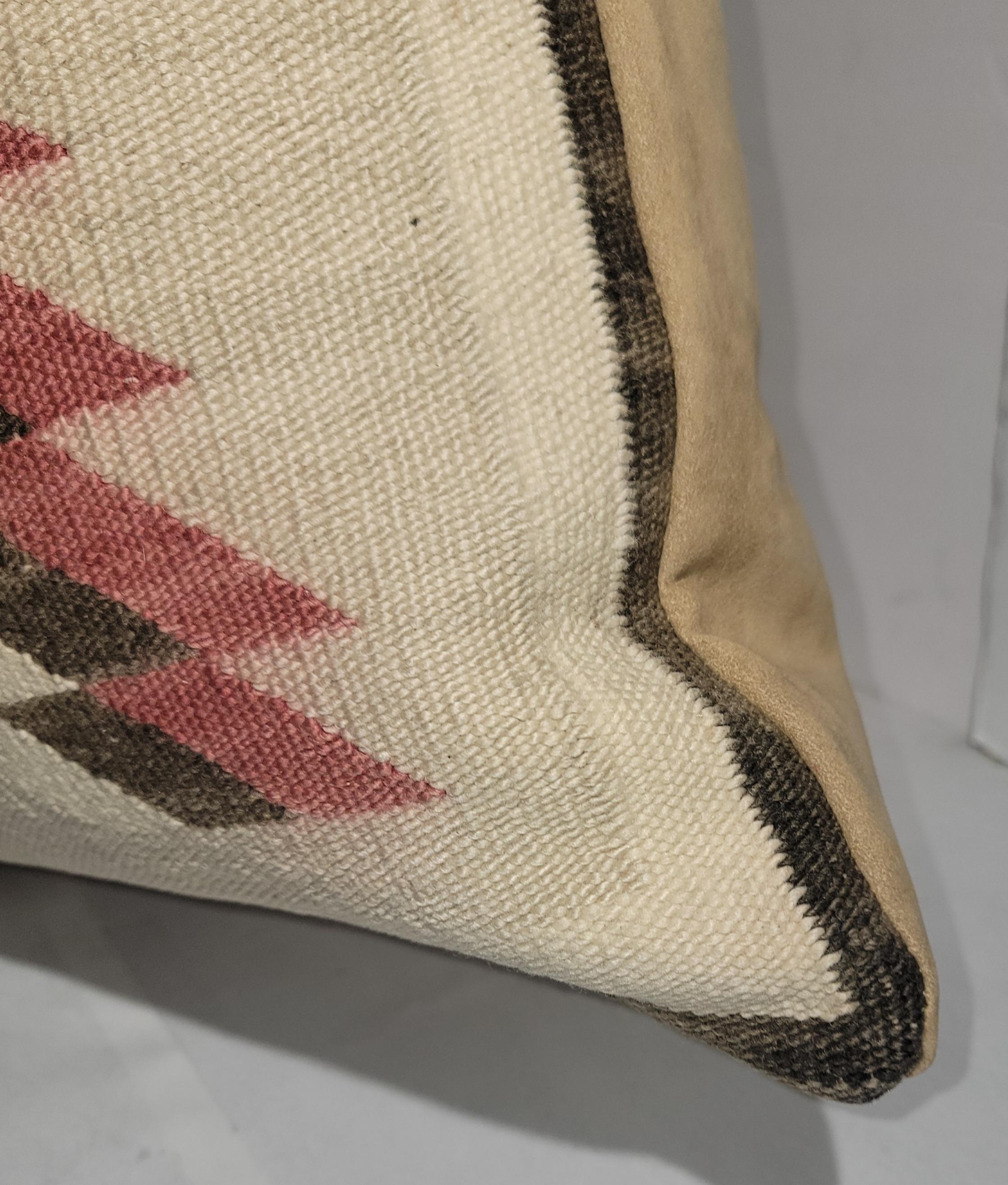 Américain Grands coussins de tissage Navajo - Paire en vente