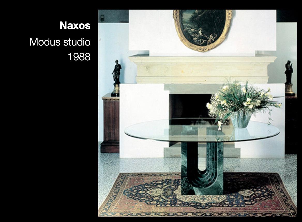 Grande table en travertin Naxos de Modus Studio pour Cattelan Italia, 1988 13