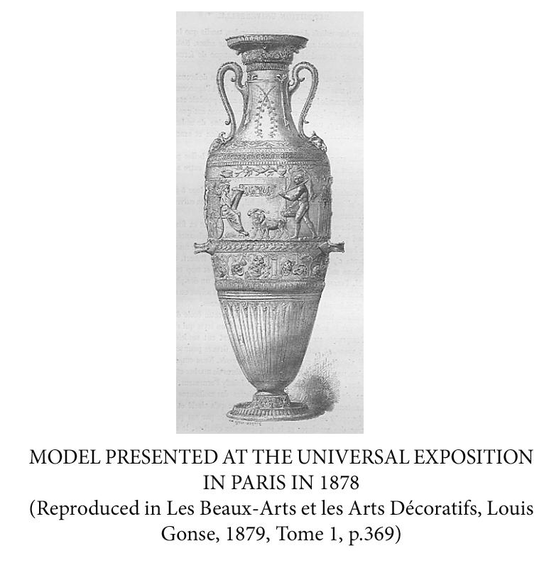 Grand vase néo-grec de F. Levillain & F. Barbedienne, France, datant d'environ 1890 en vente 4