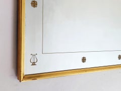 Large Neoclassic Full Length Mirror, Italy