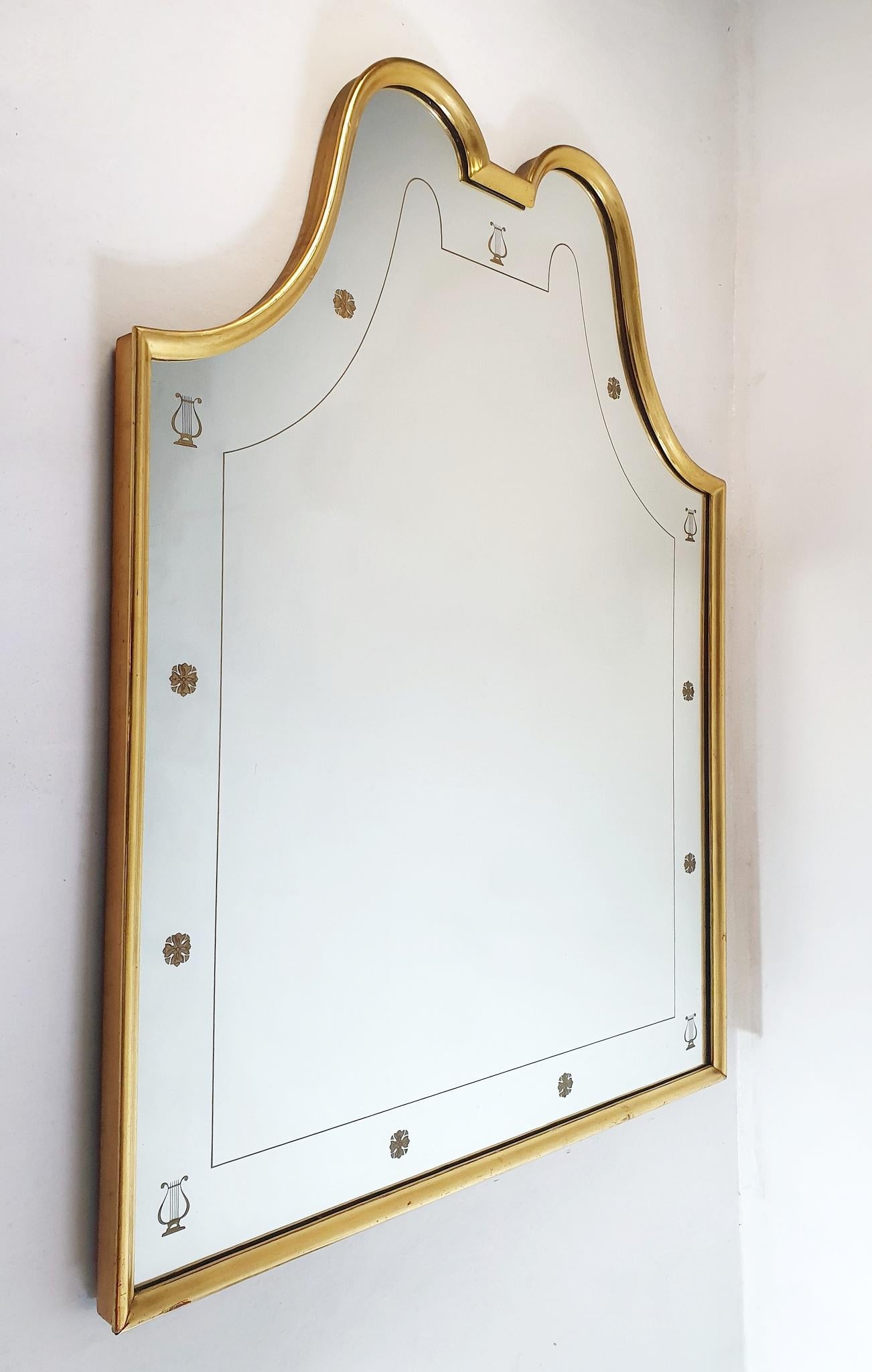 Large Neoclassic Full Length Mirror, Italy For Sale 1