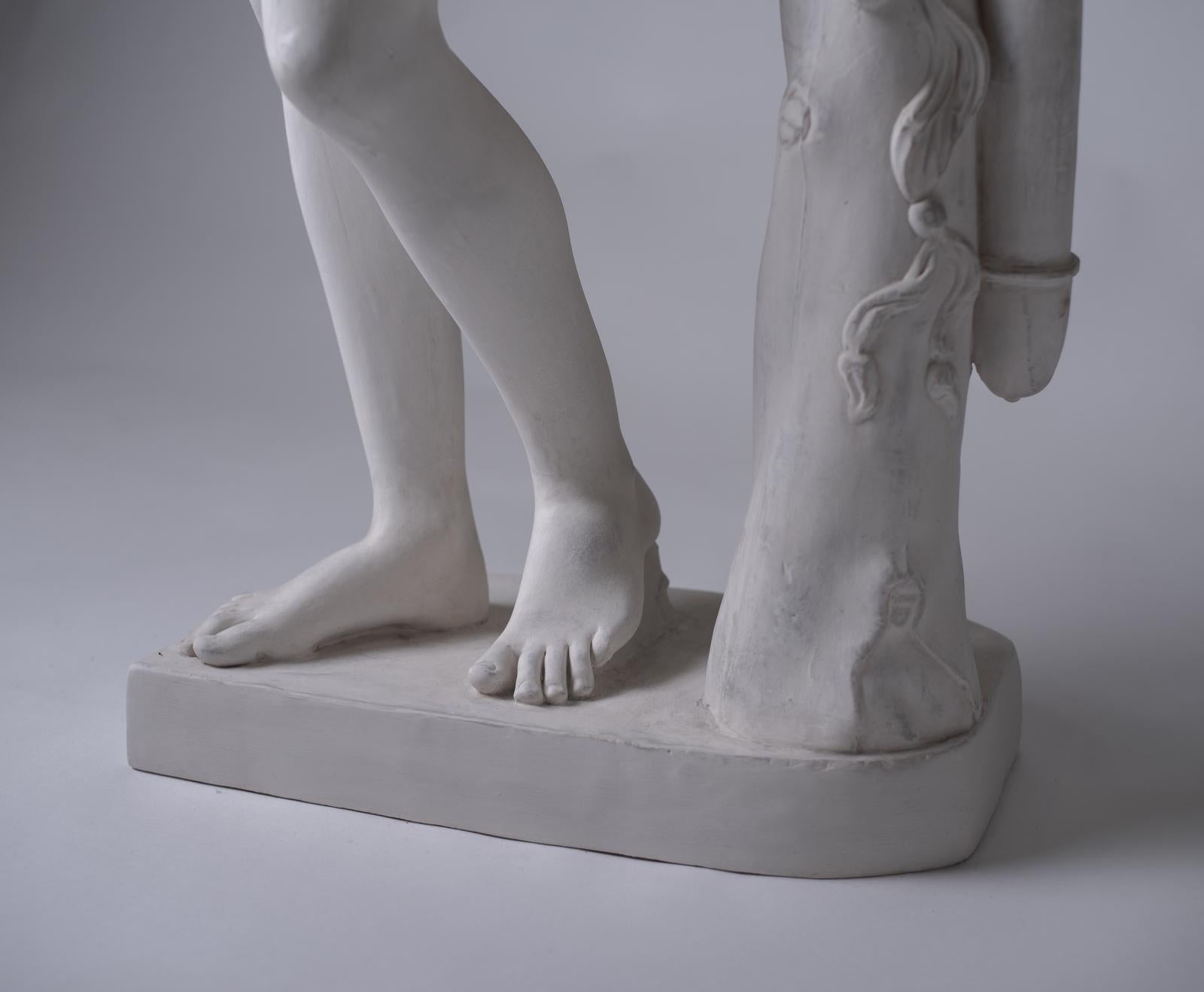 Large Neoclassic Plaster Statue of Apollo, France, circa 1930 7