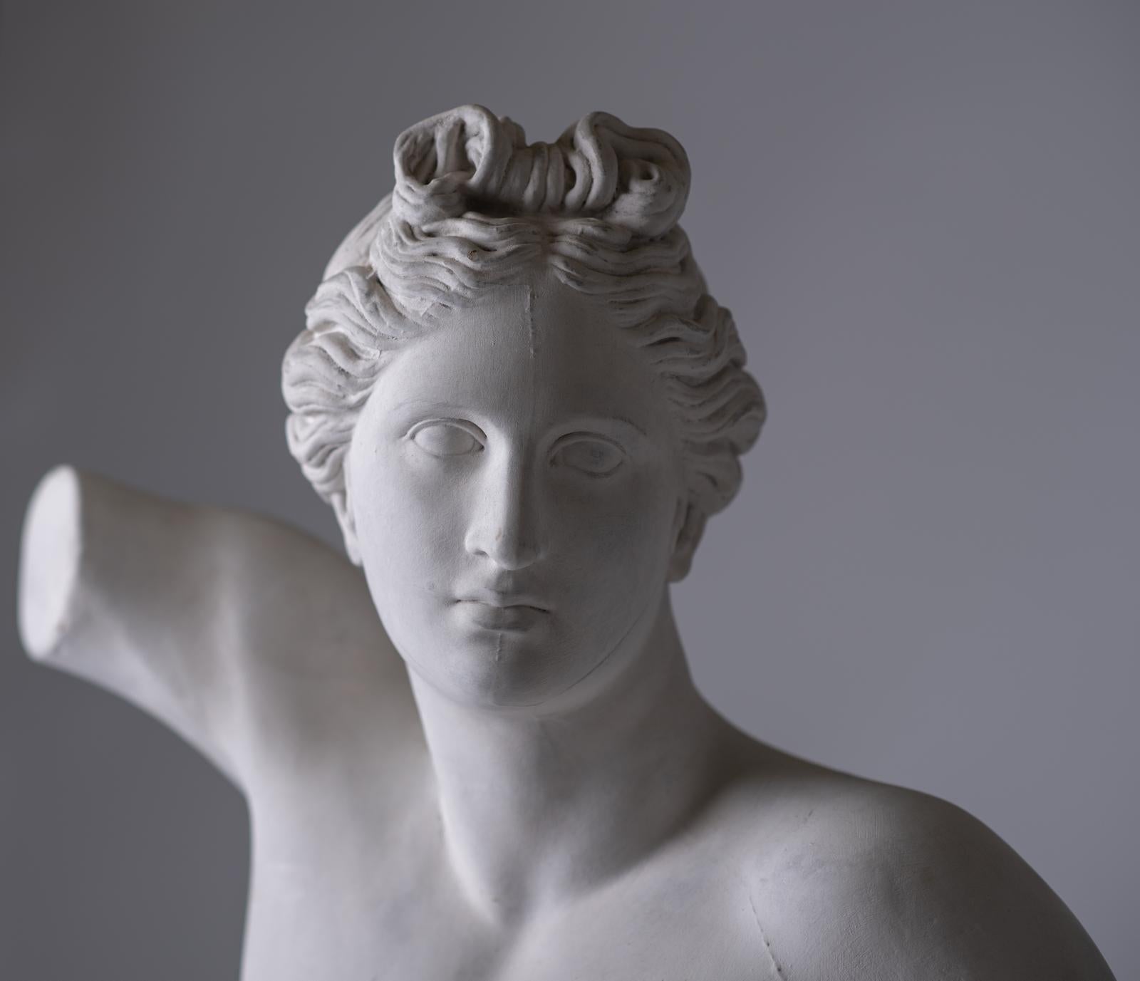 Large Neoclassic Plaster Statue of Apollo, France, circa 1930 2