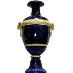 Large Neoclassic Vase on Stand