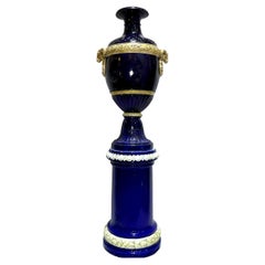 Large Neoclassic Vase on Stand