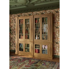 Large Neoclassic Wooden Bookcase