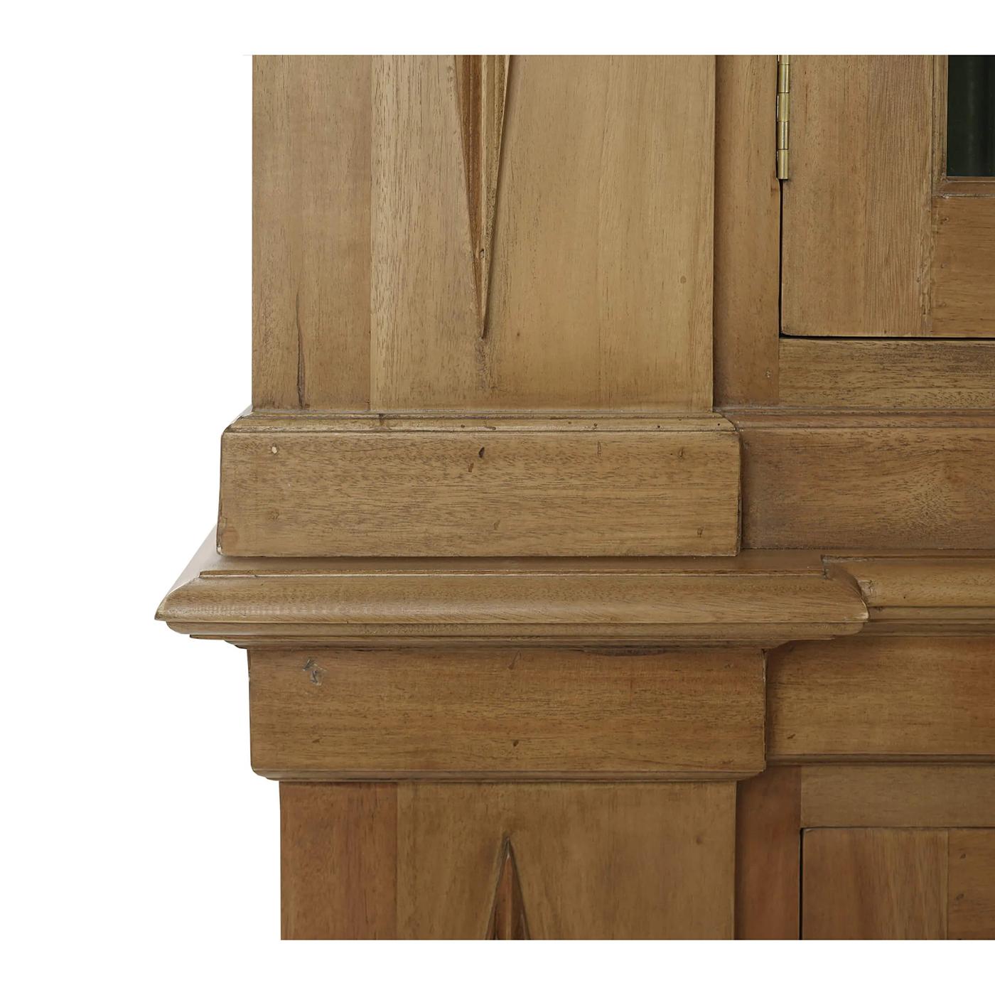 XXI secolo e contemporaneo Grande libreria neoclassica in legno in vendita