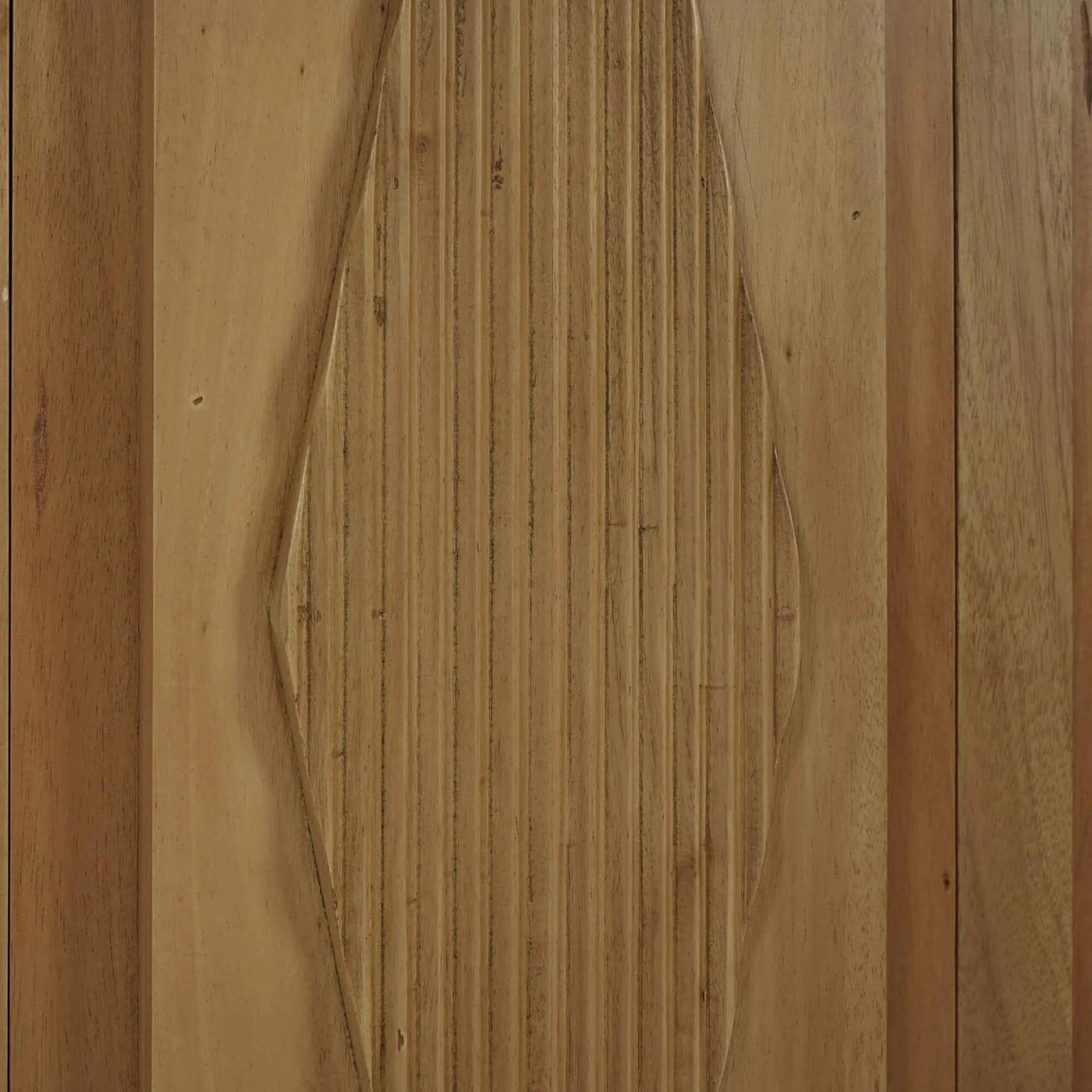 Vetro Grande libreria neoclassica in legno in vendita