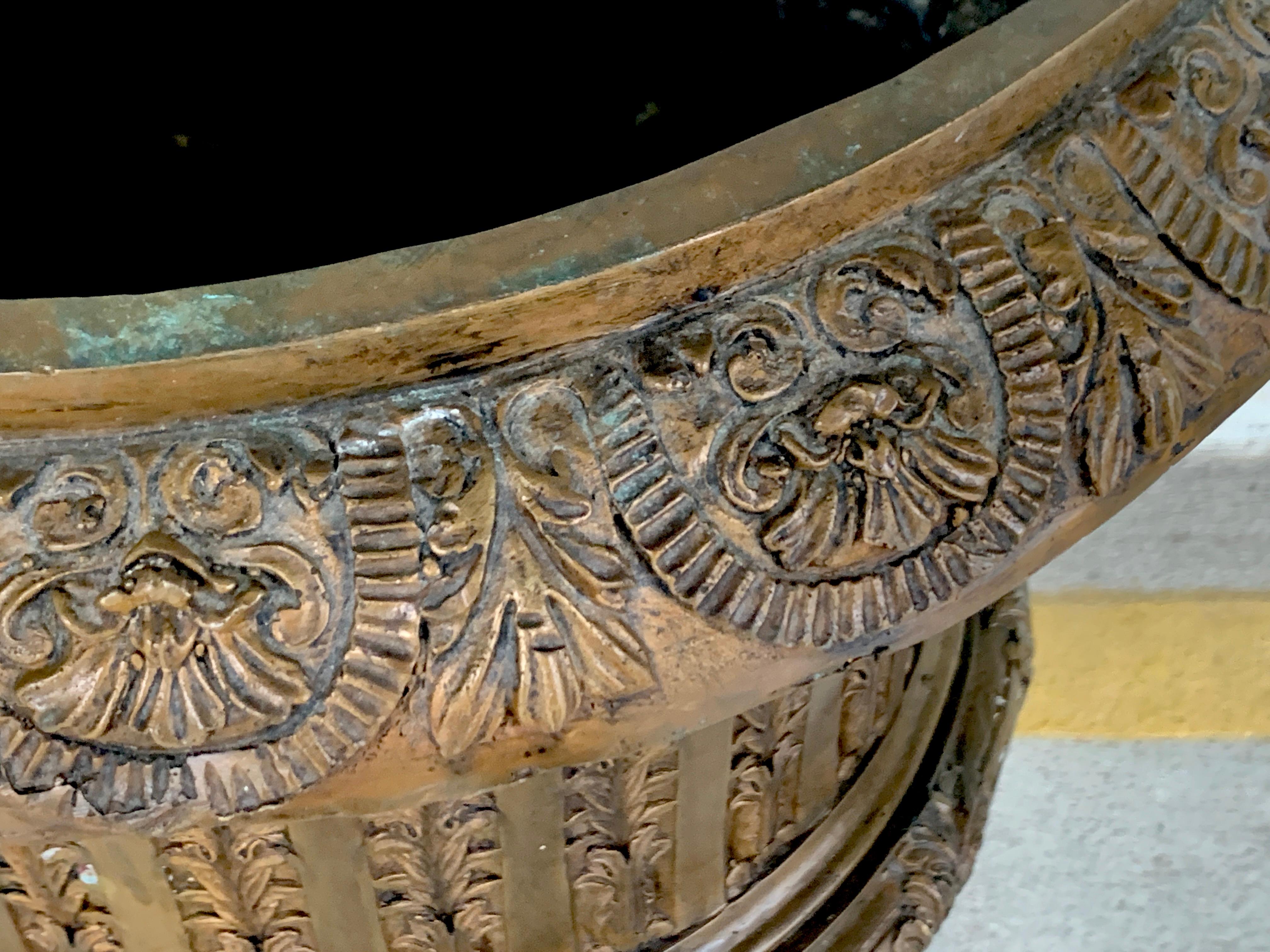 20th Century Large Neoclassical Bronze Urn For Sale