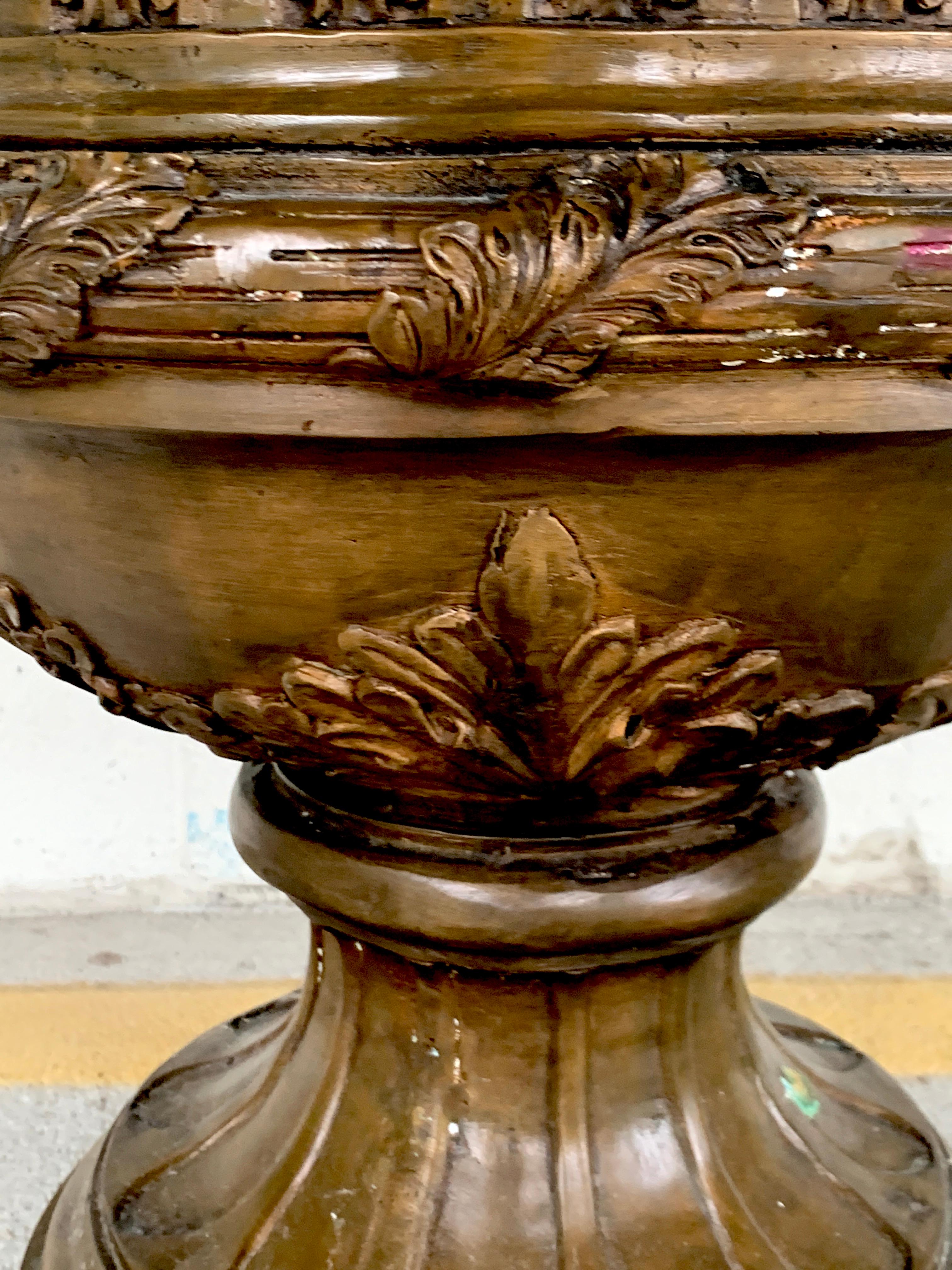 Large Neoclassical Bronze Urn For Sale 2
