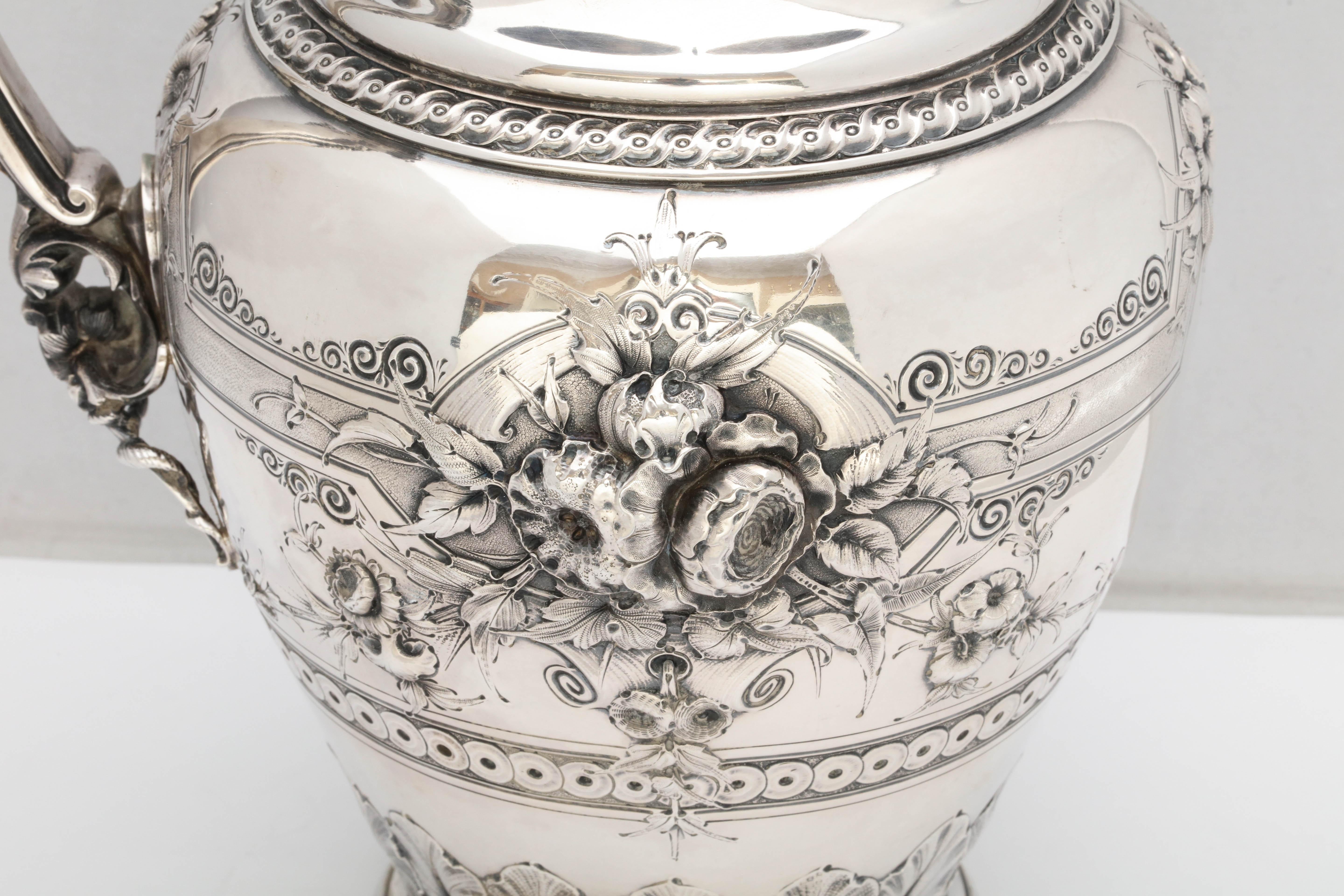 Large Neoclassical Coin Silver Pitcher by Gorham 2