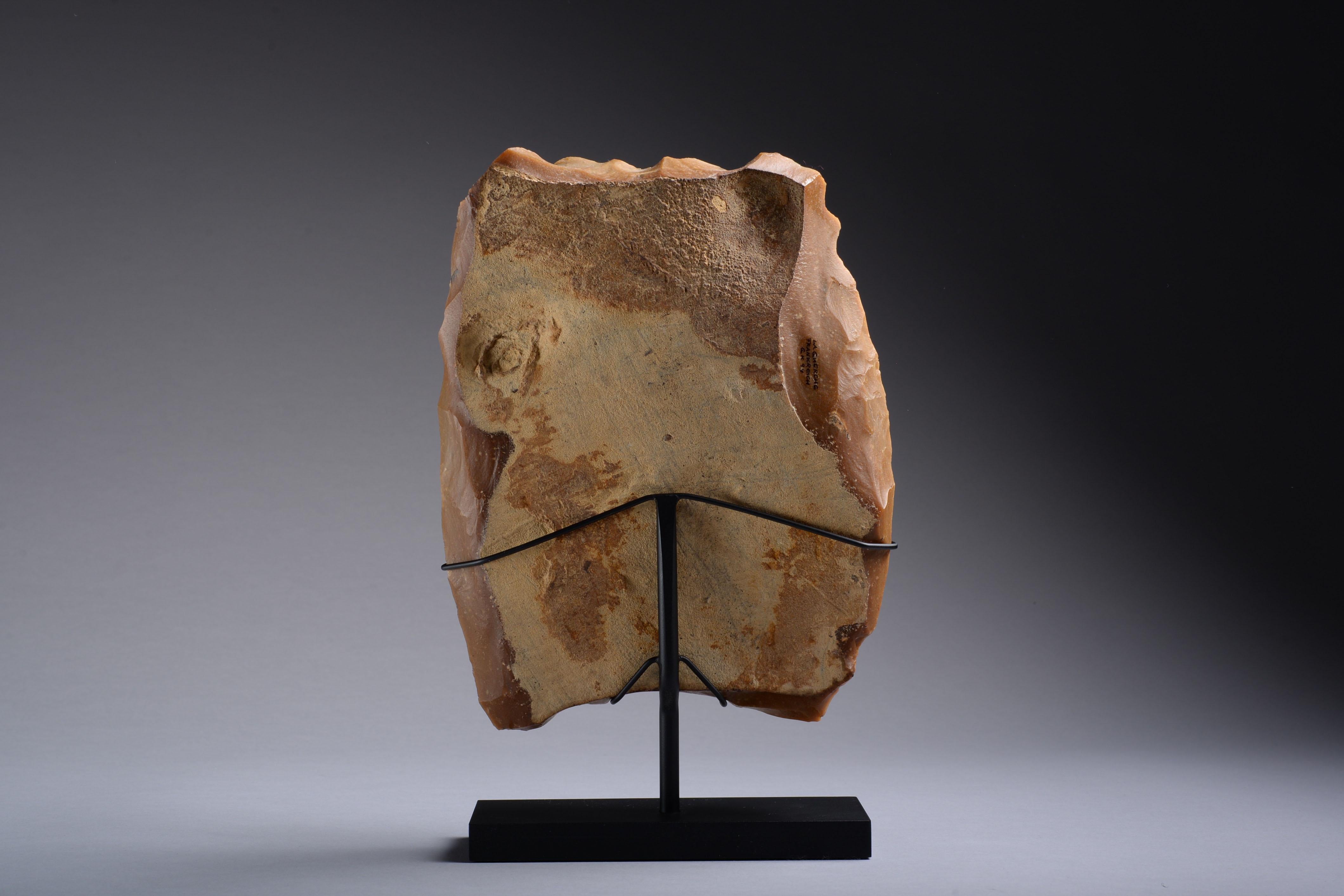 18th Century and Earlier Large Neolithic Flint Core Tool, 8500 BC