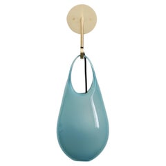 Large New Blue Hold Wall Lamp by SkLO