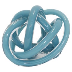 Large New Blue Wrap Sculpture by SkLO