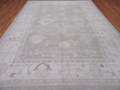 Large New Handmade Wool Turkish Oushak Rug