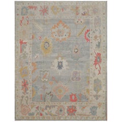 Large New Handmade Turkish Oushak Rug