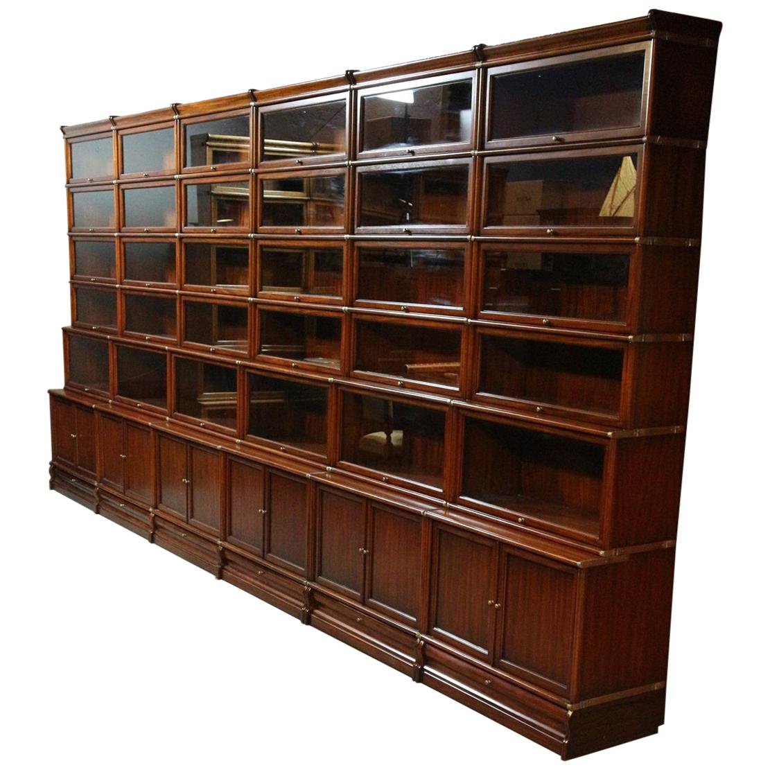 Large New Impressive Globe Wernicke Bookcase at 1stDibs