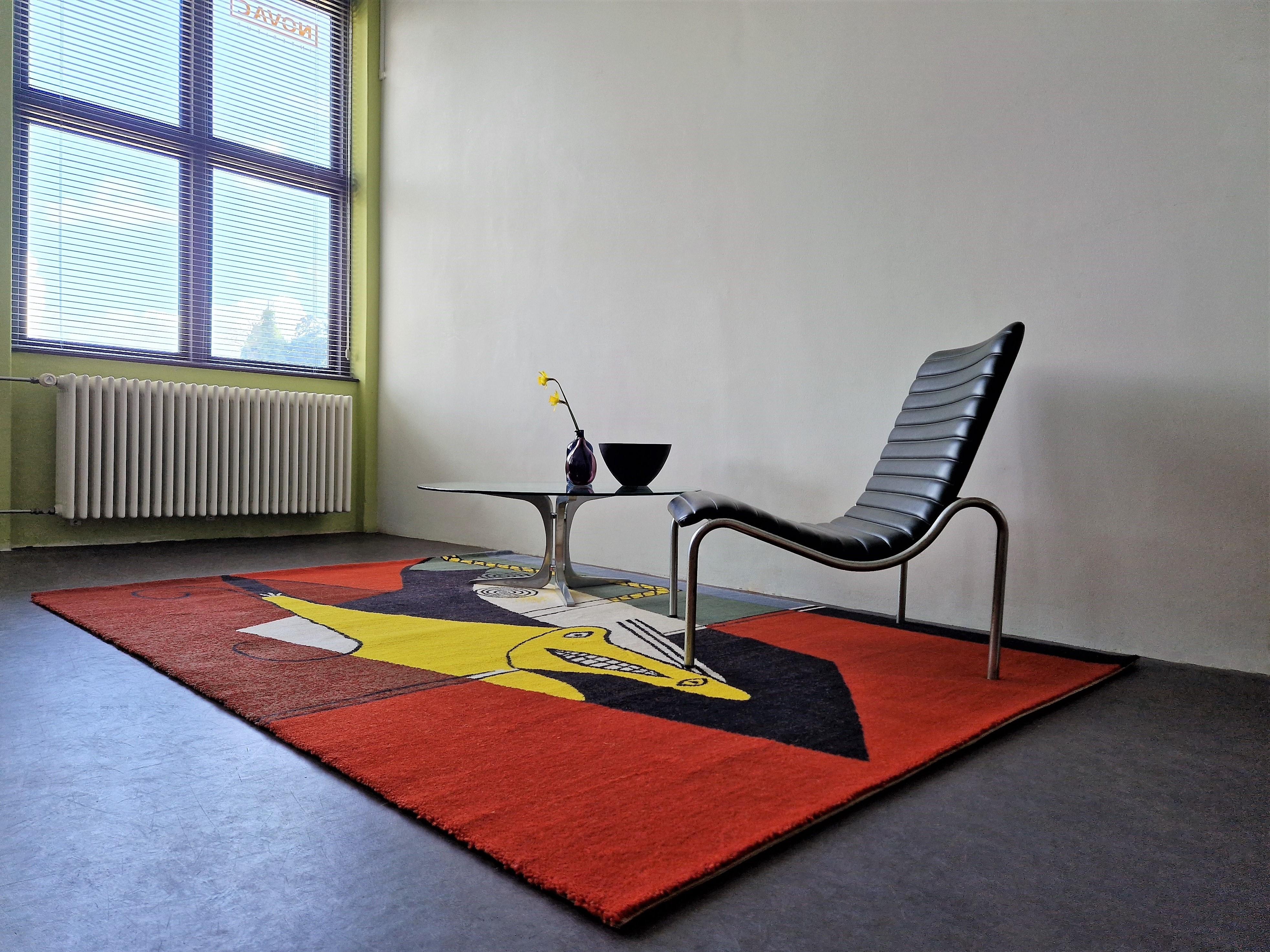 Dutch Large New Zealand Wool Carpet 'La Figura' After Artwork by Picasso Made by Desso For Sale