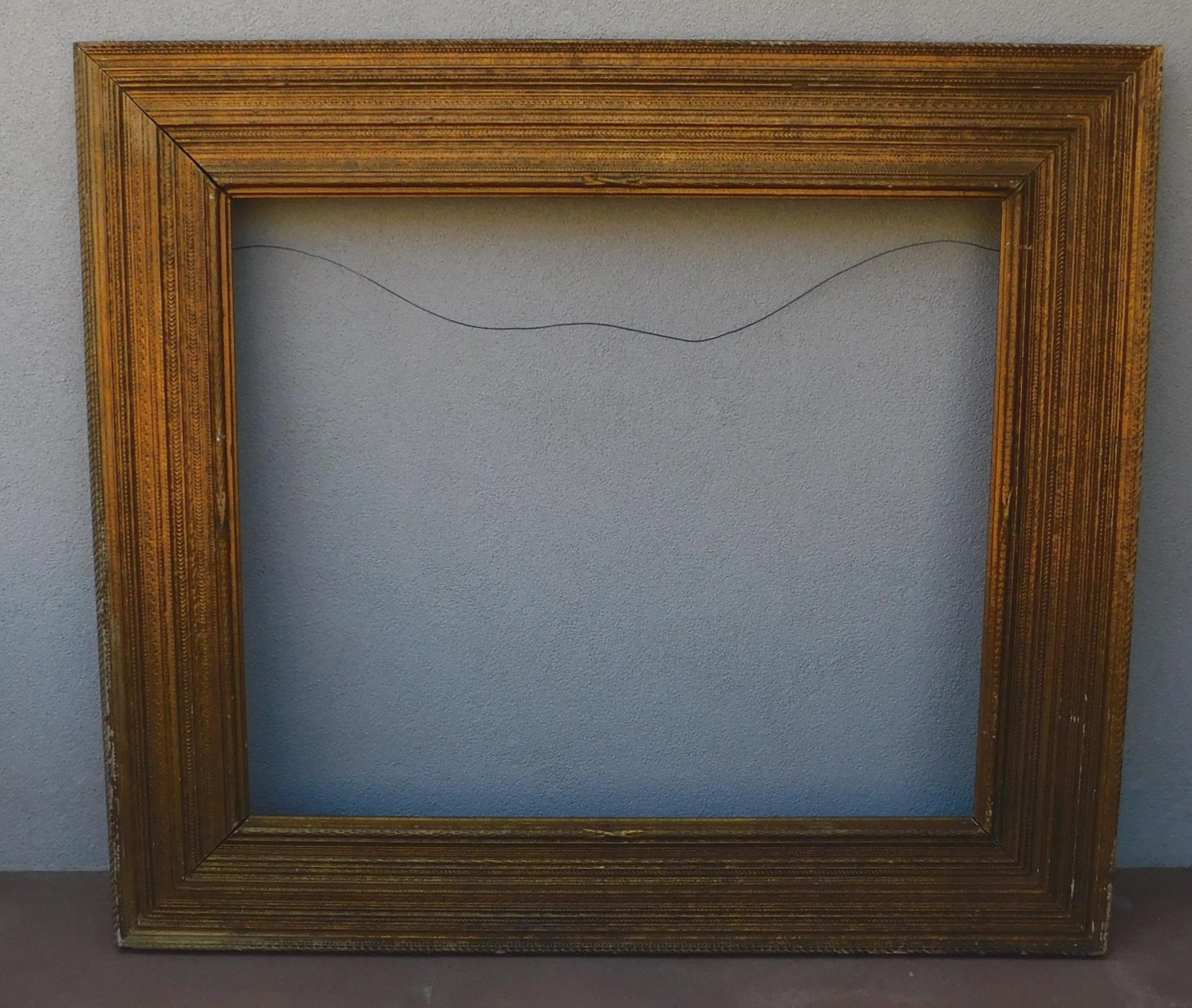 Wood Large Newcomb Macklin American Painting Frame Stanford White Design, 1915 - 1920 For Sale