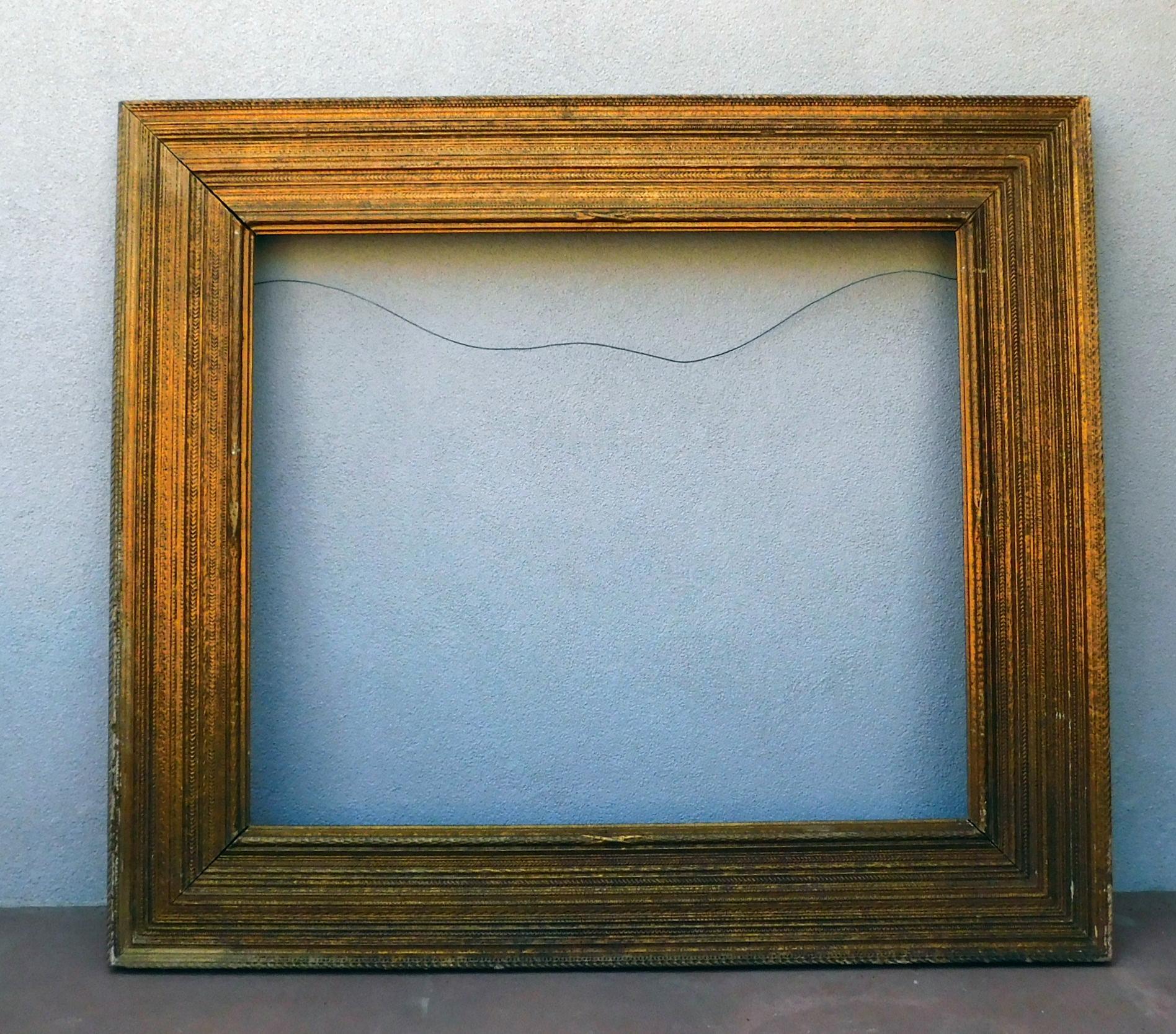 Large Newcomb Macklin American Painting Frame Stanford White Design, 1915 - 1920 For Sale 1