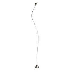 Large Nickel Papiro Floor Lamp by Sergio Calatroni for Pallucco, Italia
