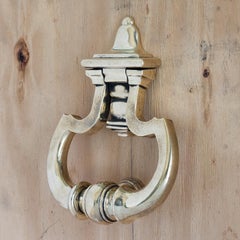 Large Nineteenth Century Brass Door Knocker