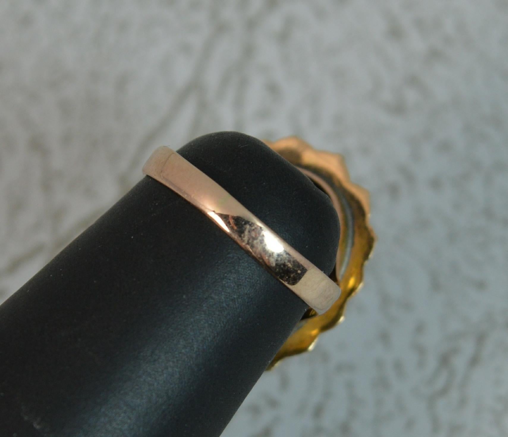 Large No Heat Ceylon Yellow Sapphire Pearl 9 Carat Gold Ring 2
