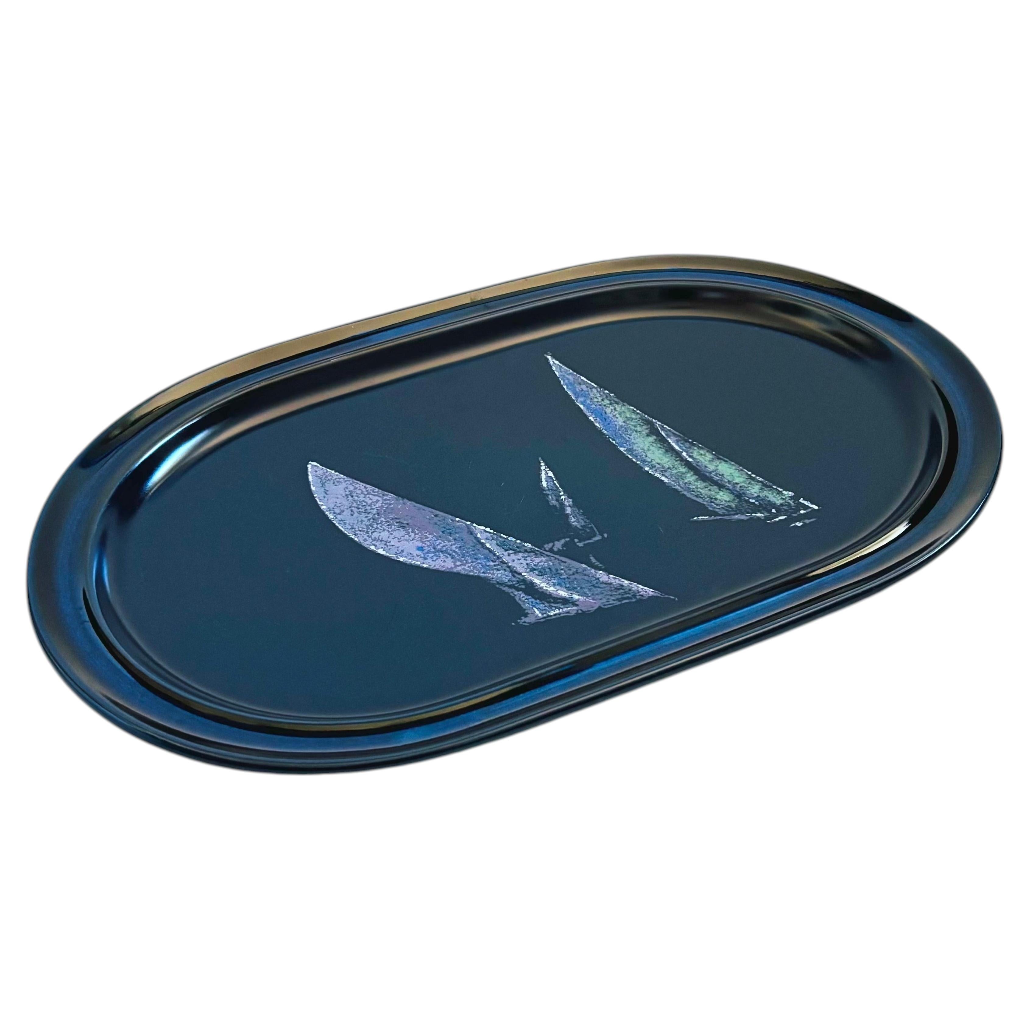 Large Noritake Spinnaker Oval Stoneware Serving Platter For Sale