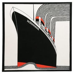 Large 'Normandie' Screenprint by Frances Butler