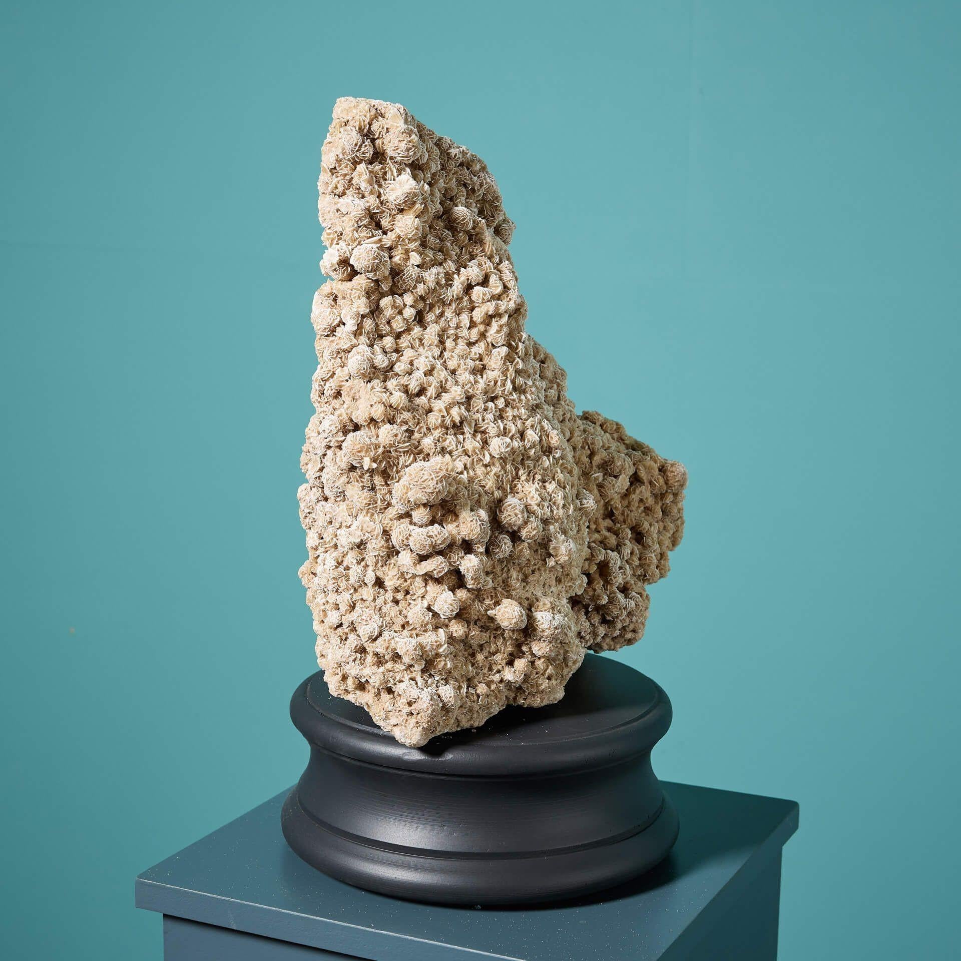 18th Century and Earlier Large North African Selenite Desert Rose Crystal Specimen For Sale