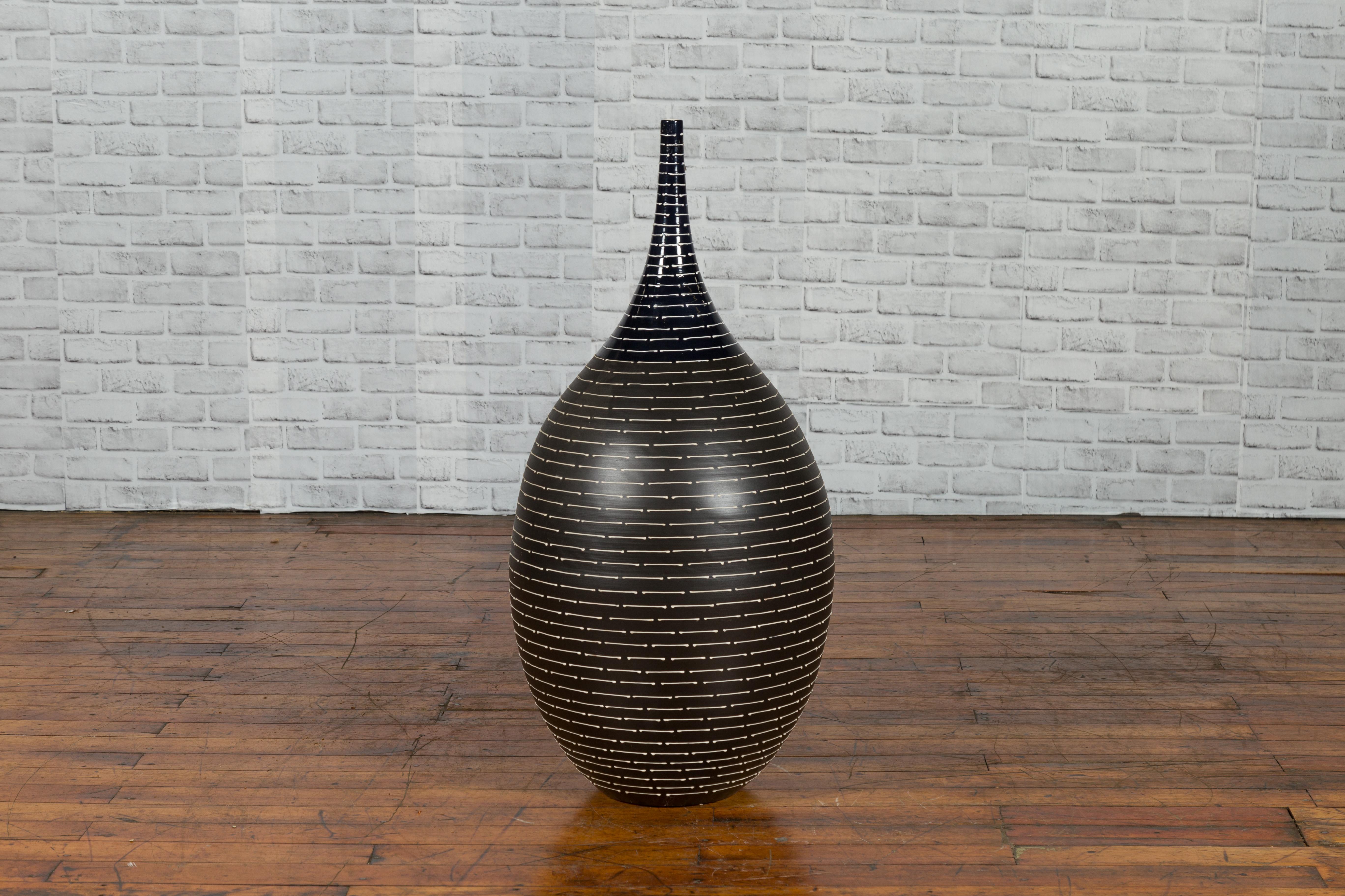 Ceramic Large Northern Thai Chiang Mai Contemporary Vase from the Prem Collection