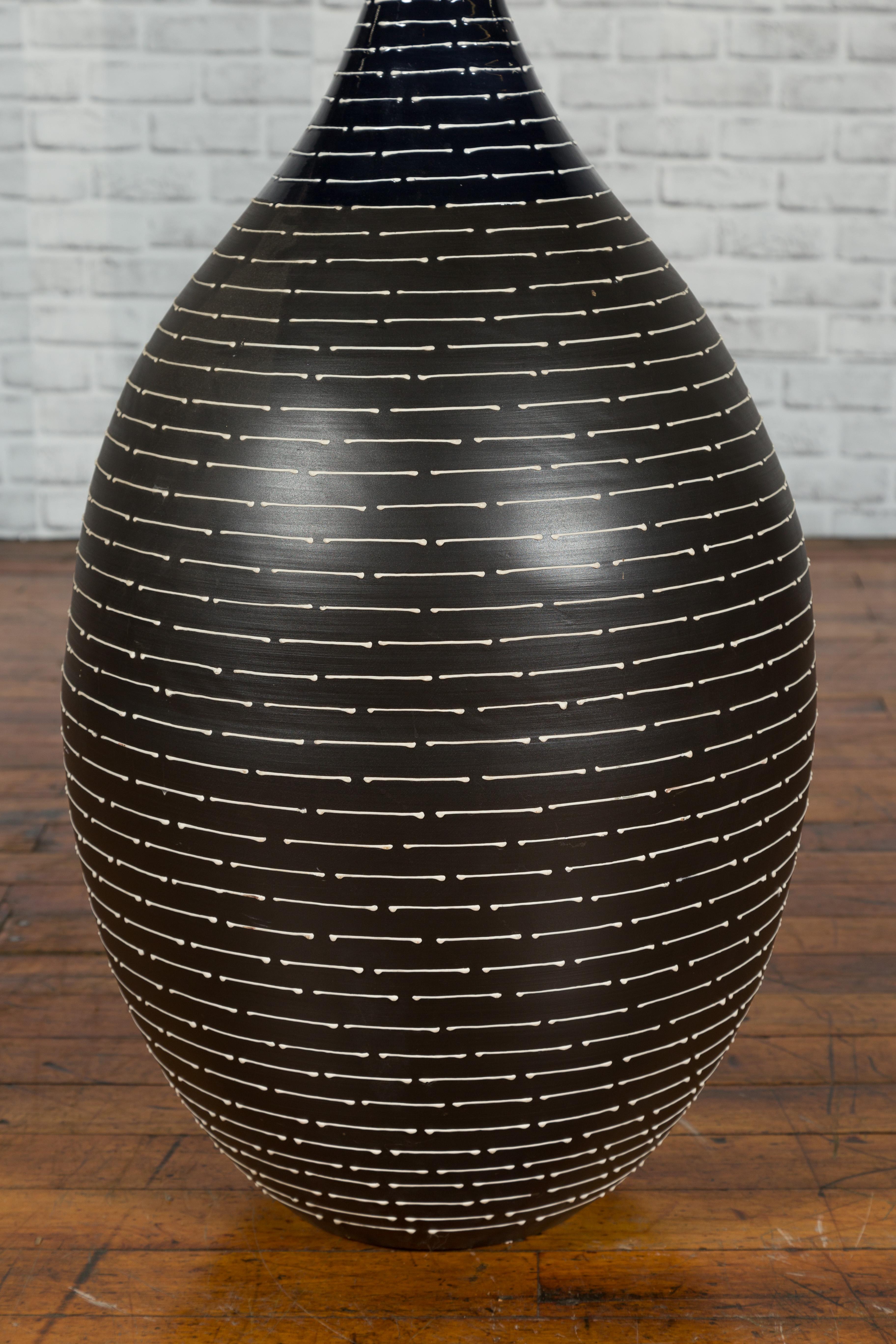 Large Northern Thai Chiang Mai Contemporary Vase from the Prem Collection 2
