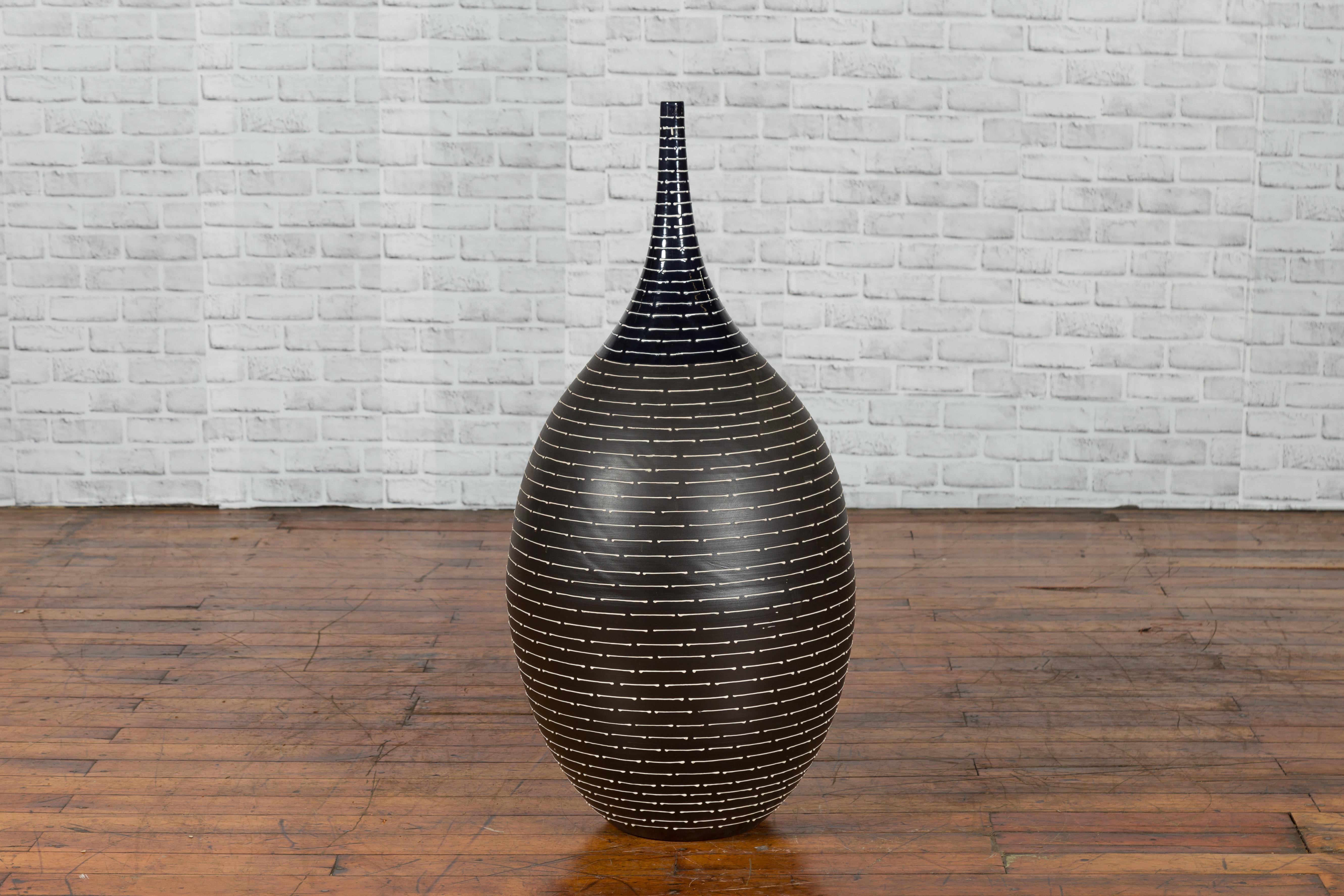 Large Northern Thai Chiang Mai Contemporary Vase from the Prem Collection 5