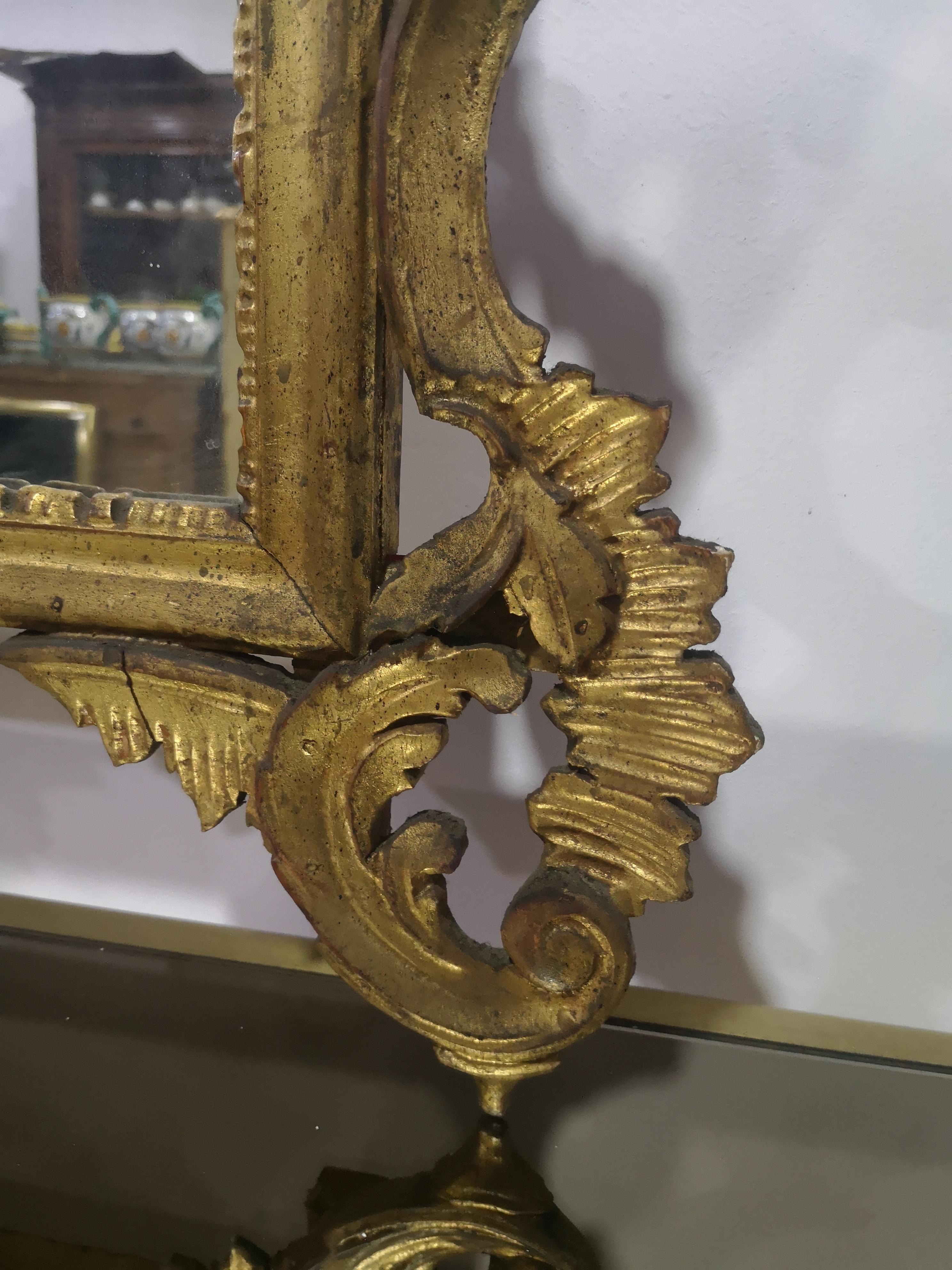 Large Nouveau mirror from the early 1900s in vendita 1