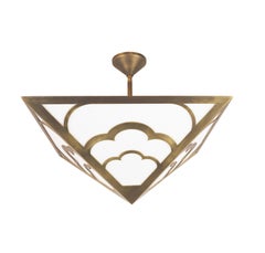 Große Nuages-Hängeleuchte aus Messing von David Duncan Studio