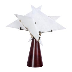 Large 'Nun 2' Alabaster Table Lamp in the Manner of Pierre Chareau