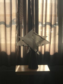 Large 'Nun 2' Alabaster Table Lamp in the Manner of Pierre Chareau