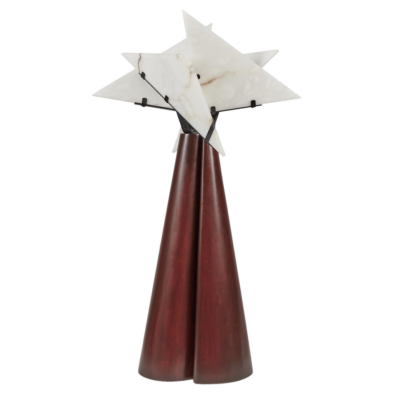 Large 'Nun 2' Desk Lamp in the Manner of Pierre Chareau
