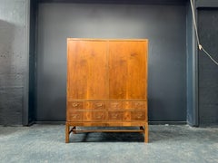 Large Nut Wood Cabinet