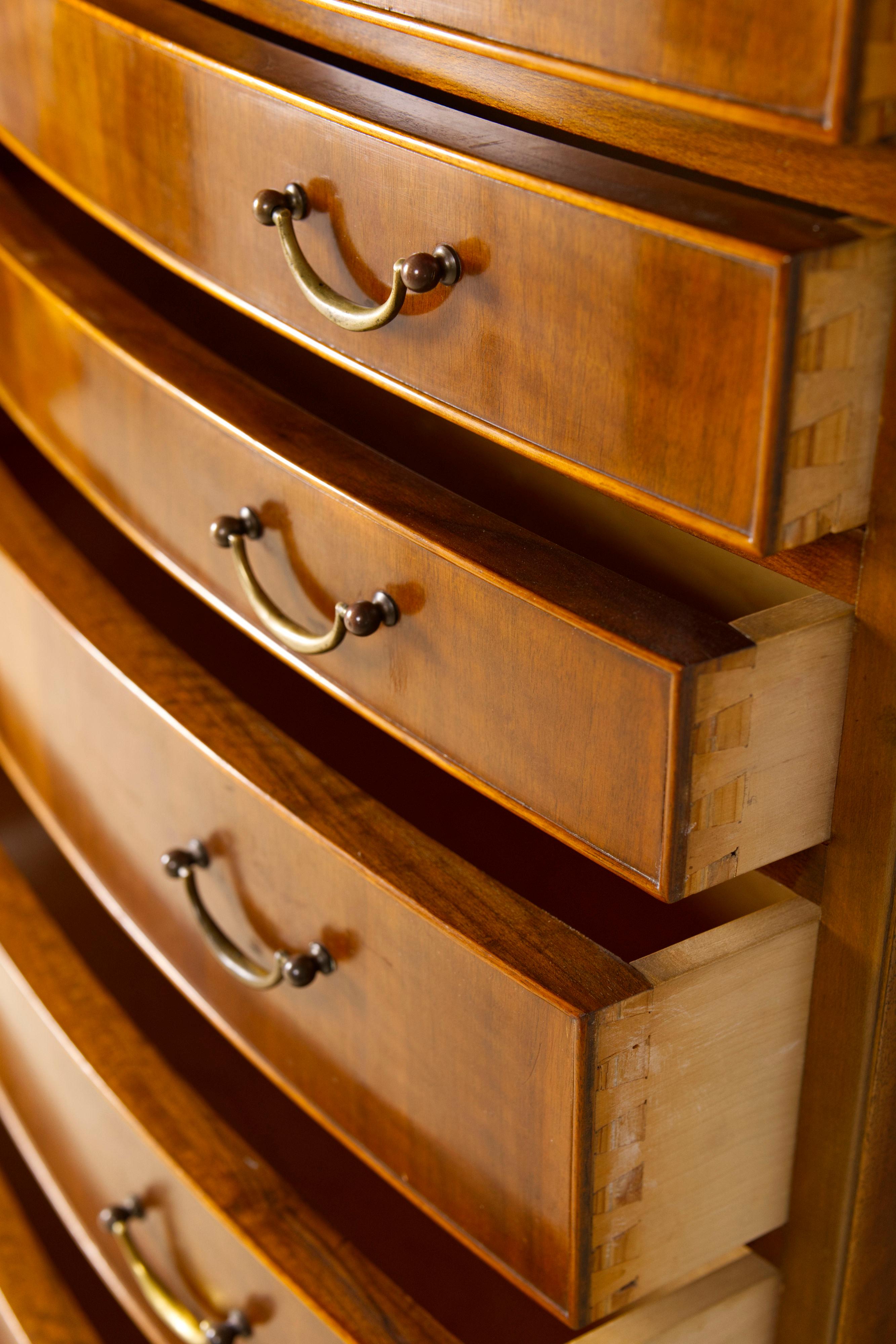 Grande commode en bois de noyer par Ole Wanscher, années 1940 en vente 8
