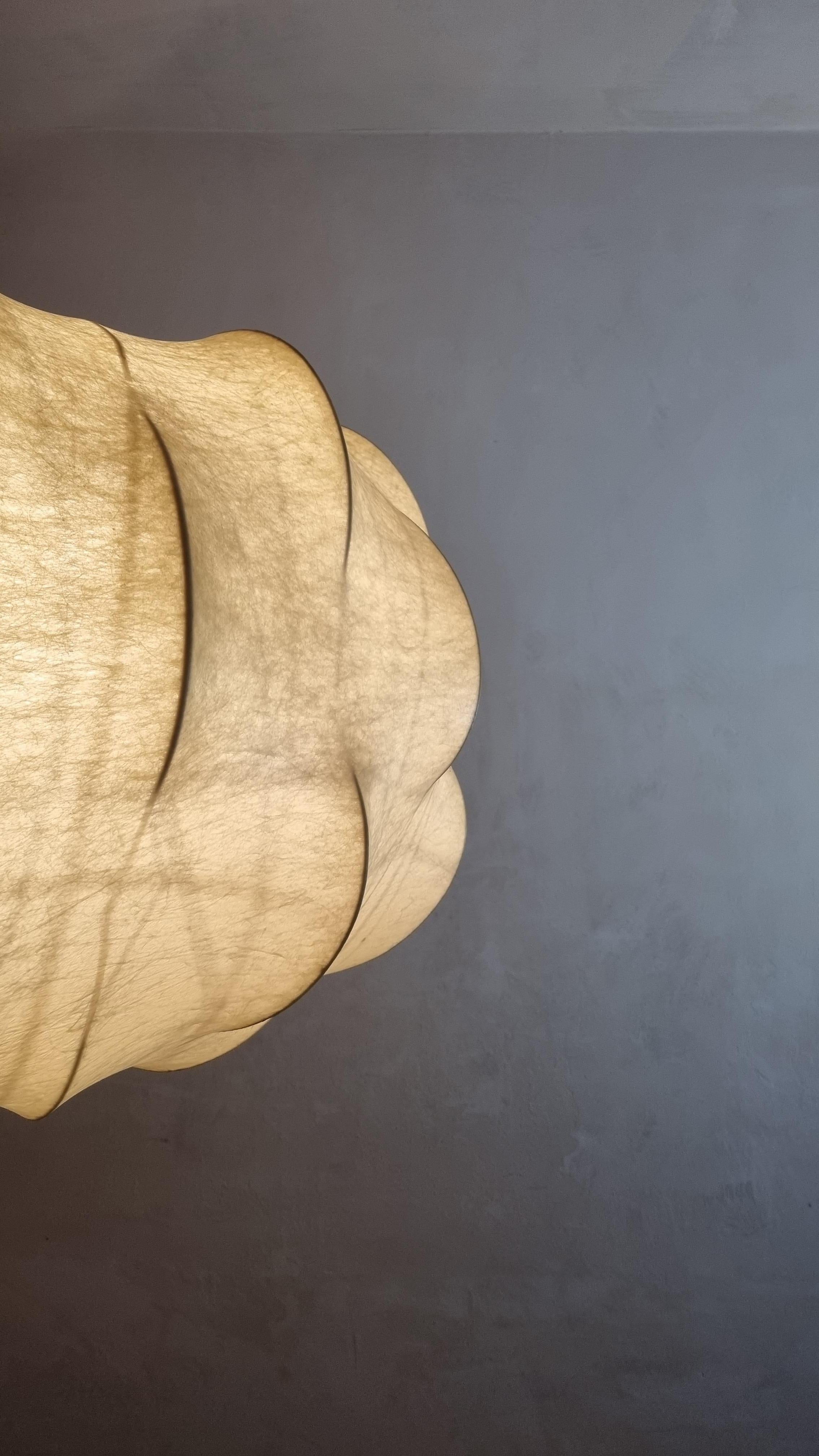 Metal Large Nuvola ceiling lamp designed by Tobia Scarpa for Flos 1963 For Sale