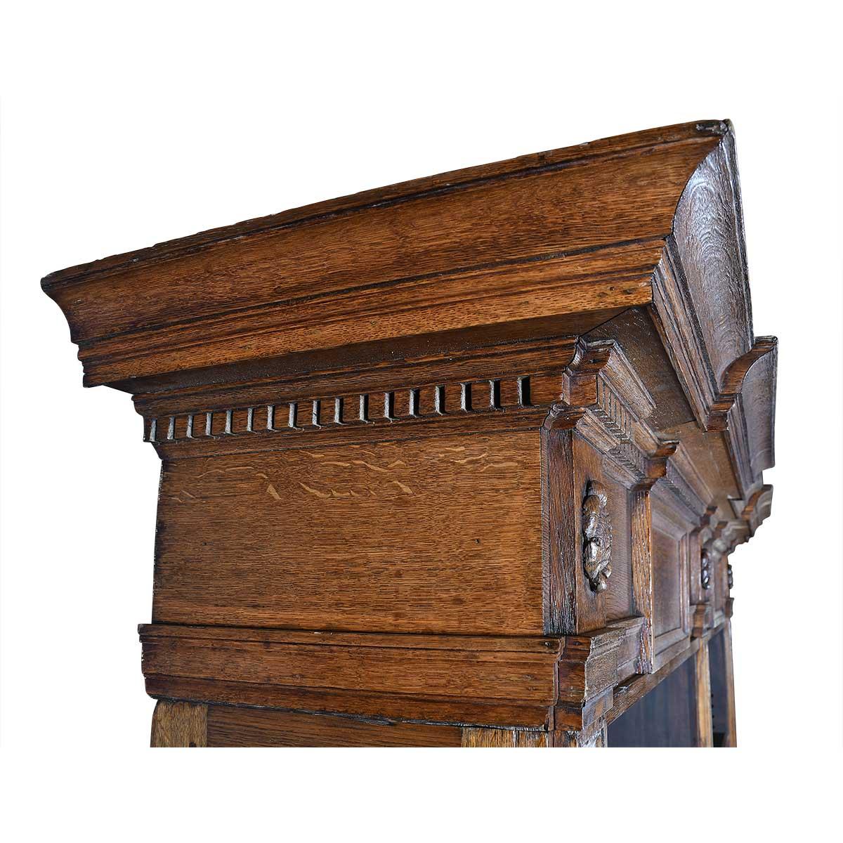 Grande libreria architettonica in Oak in vendita 4