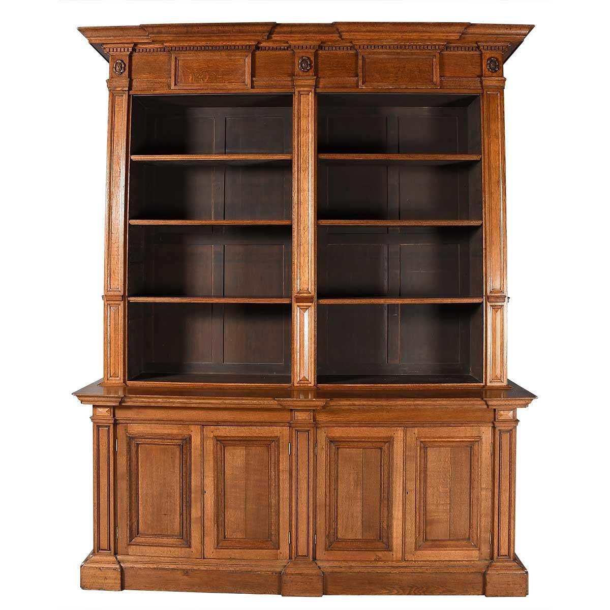 Grande libreria architettonica in Oak in vendita 5