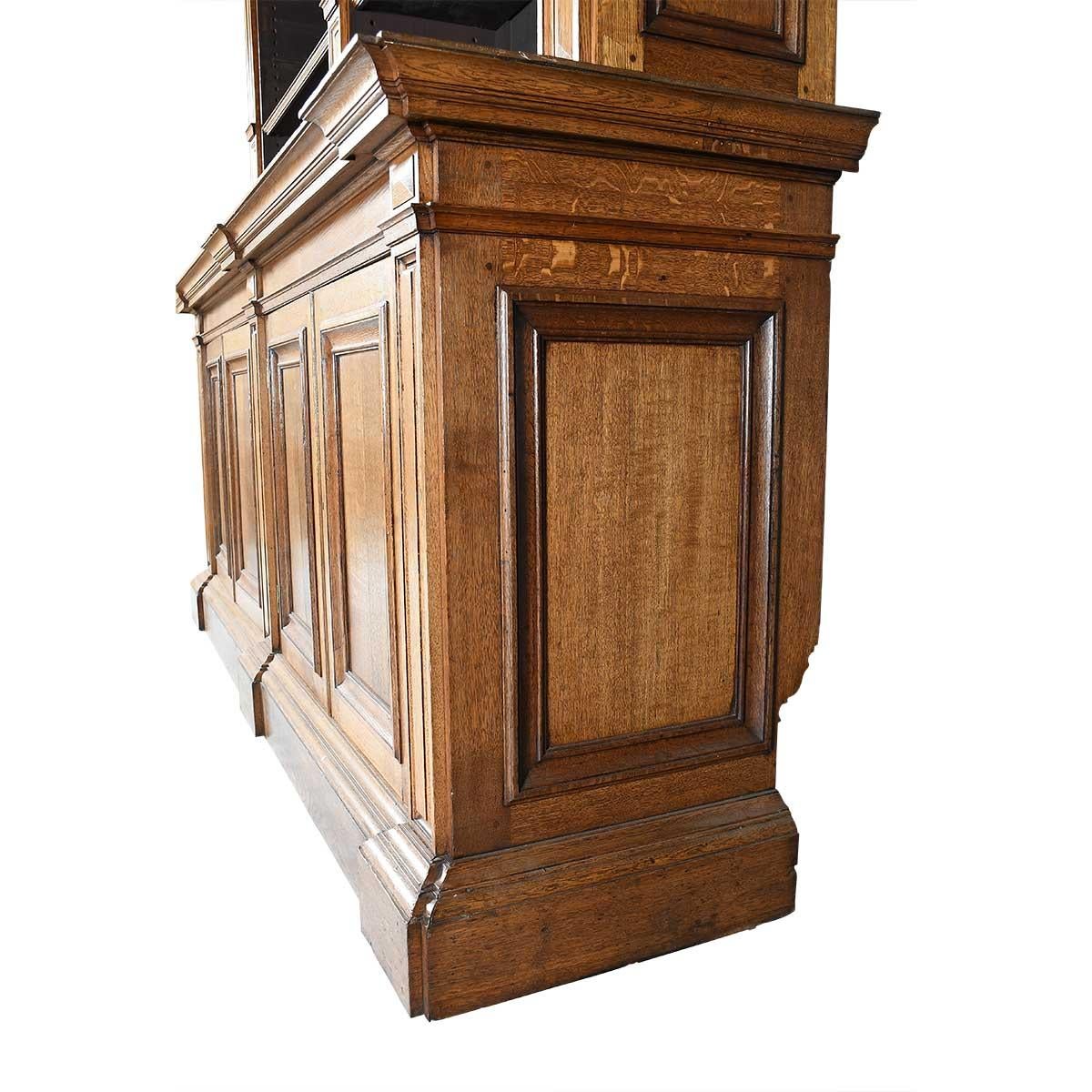 Grande libreria architettonica in Oak In condizioni buone in vendita a Harrodsburg, KY