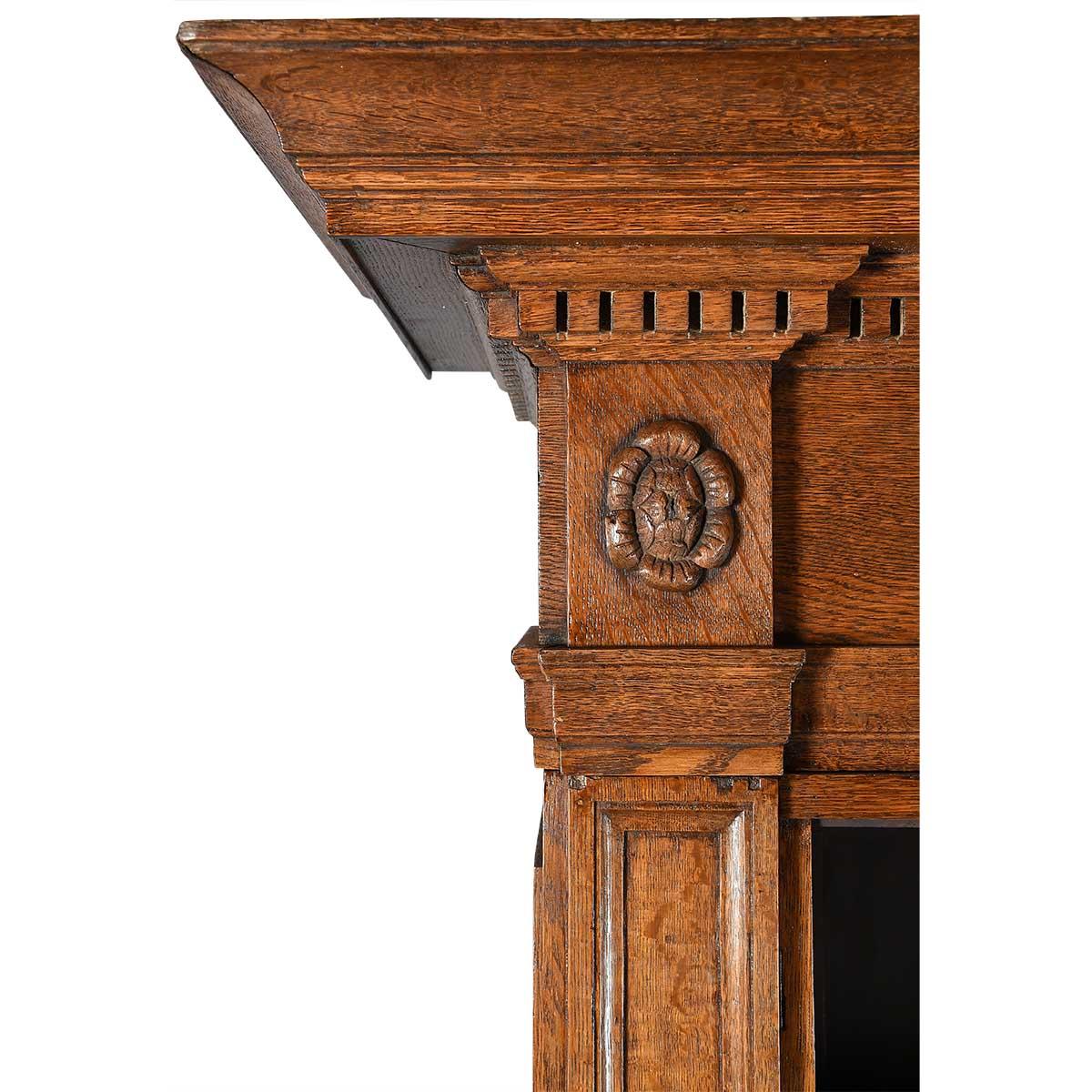 Grande libreria architettonica in Oak in vendita 3