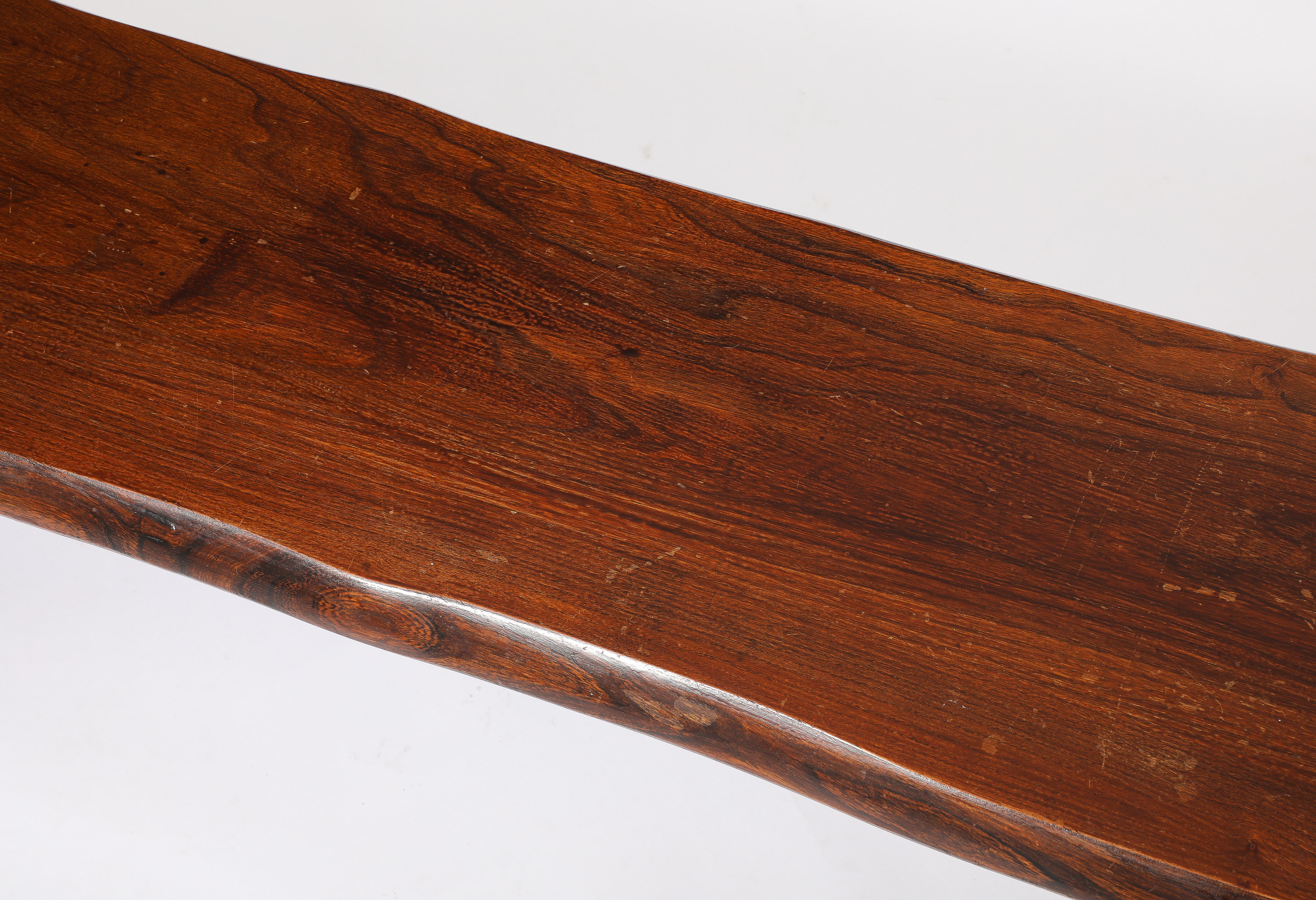 Large Oak Bench, France 1950's in vendita 1