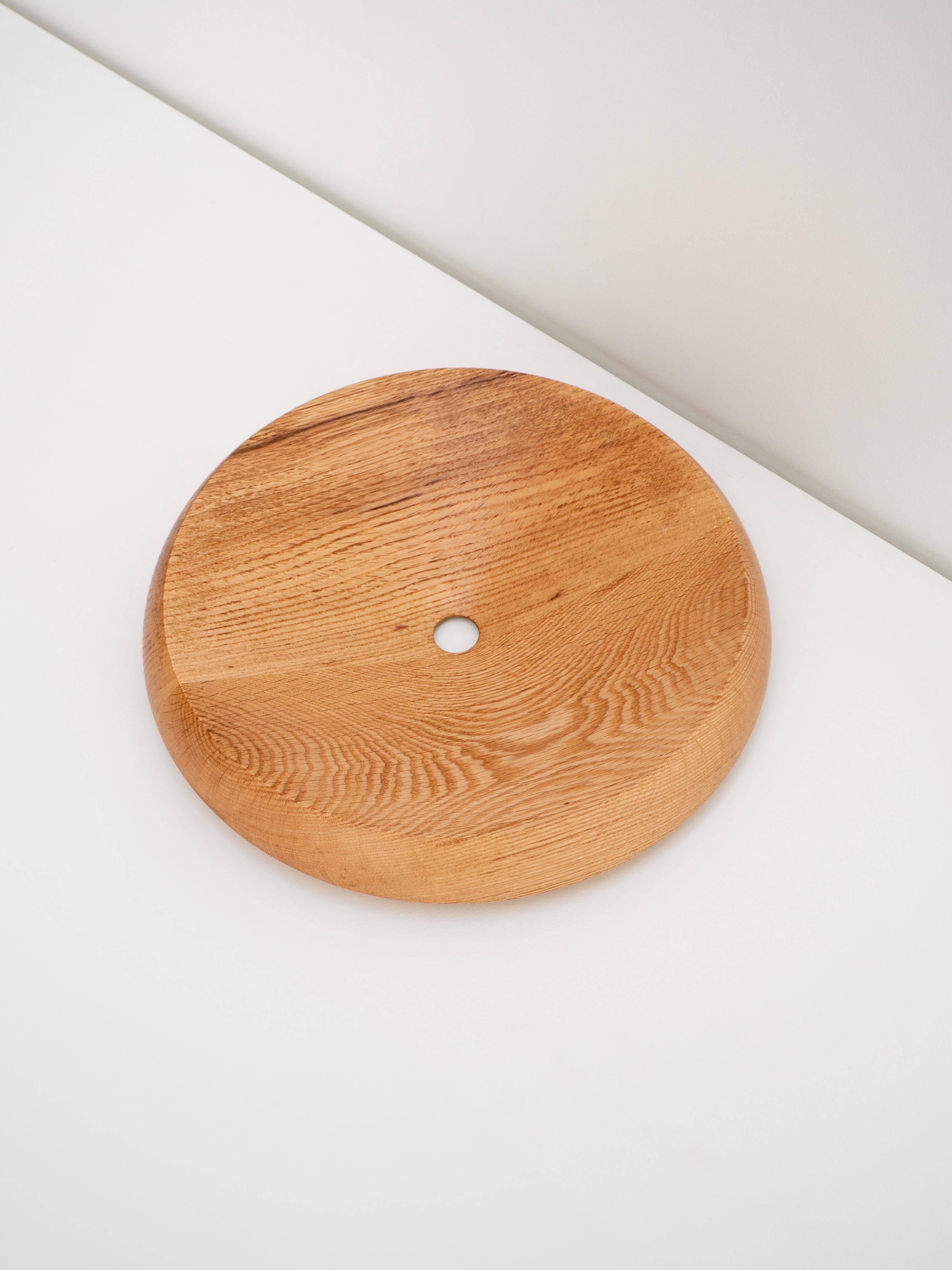 Large oak bowl In New Condition For Sale In MARSEILLE, FR
