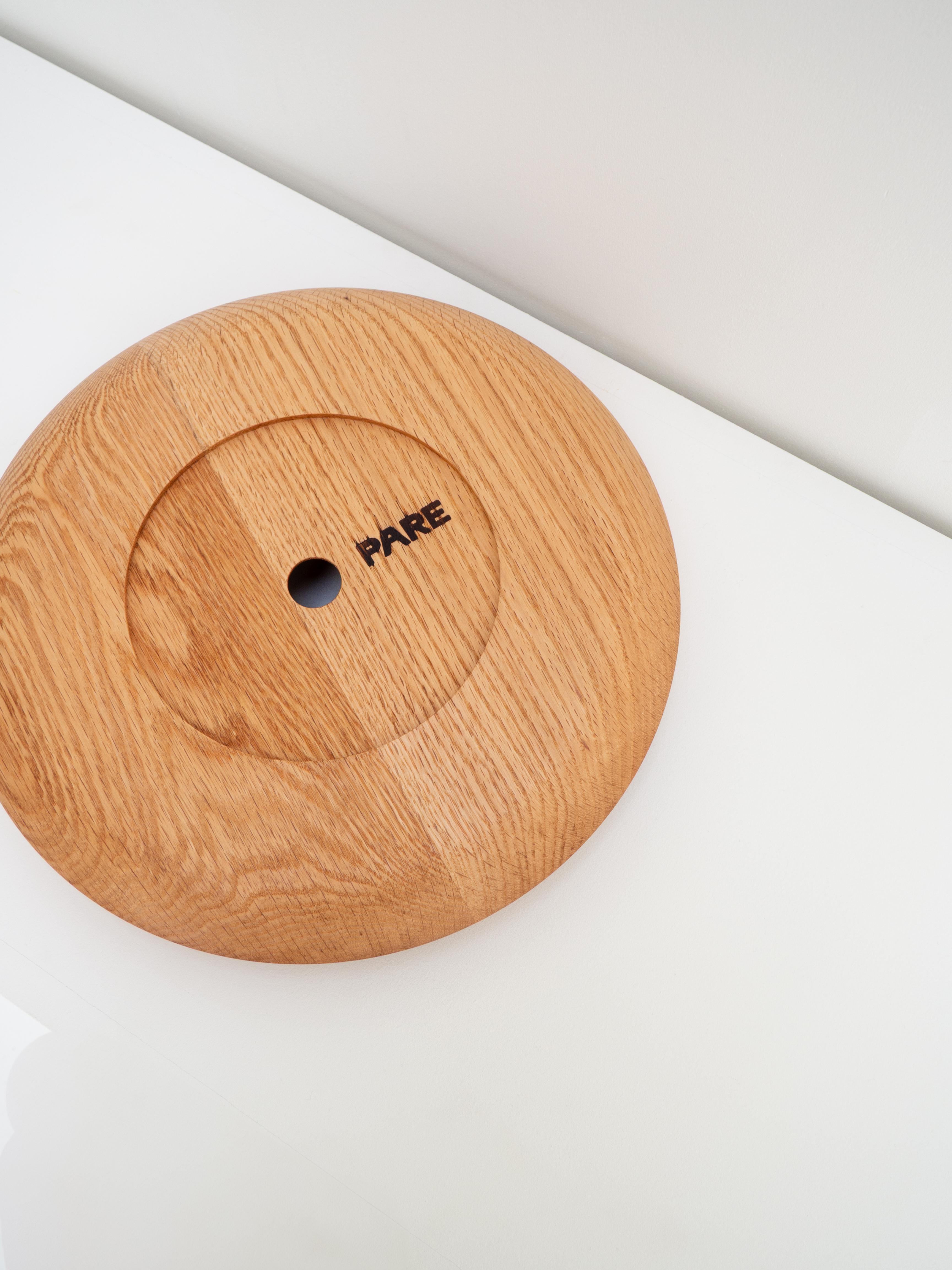 Contemporary Large oak bowl For Sale
